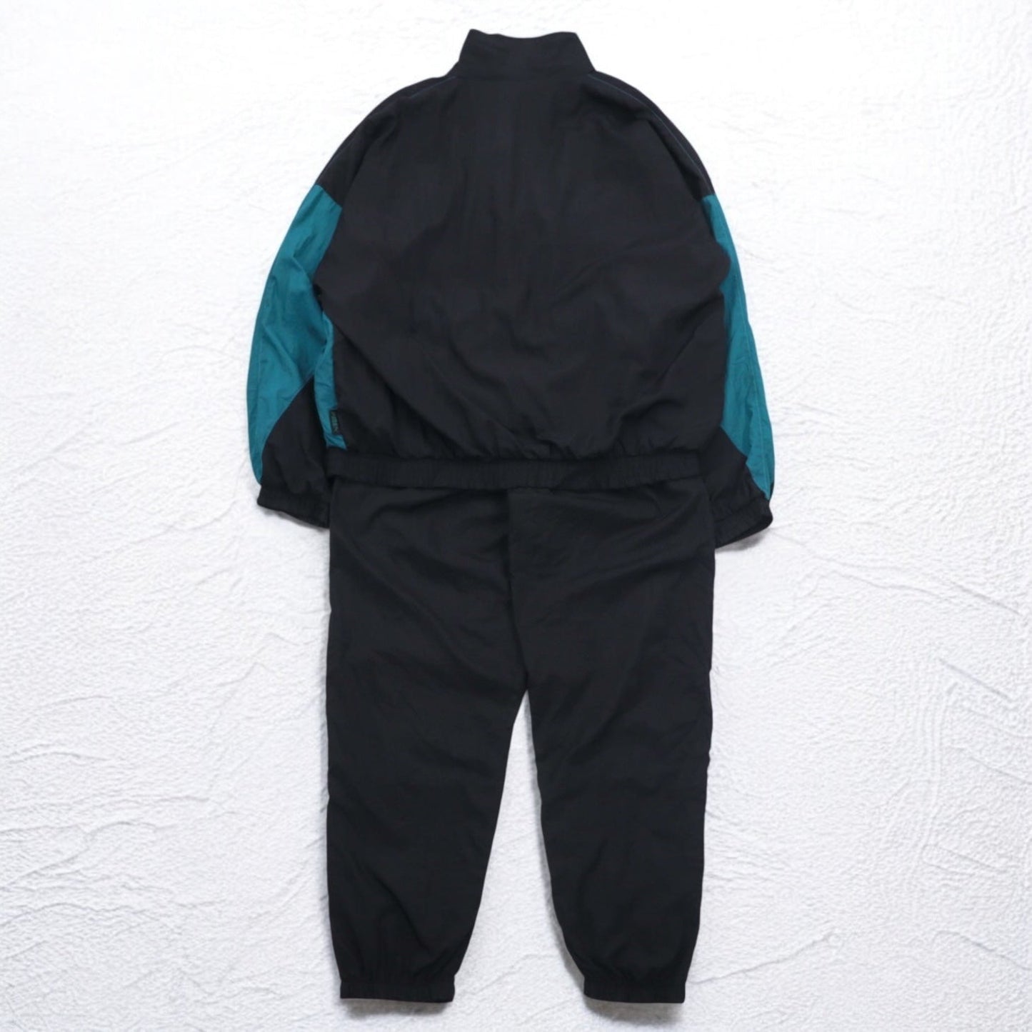 PUMA 90年代 トラックジャケット ジャージ セットアップ L ブラック ナイロン