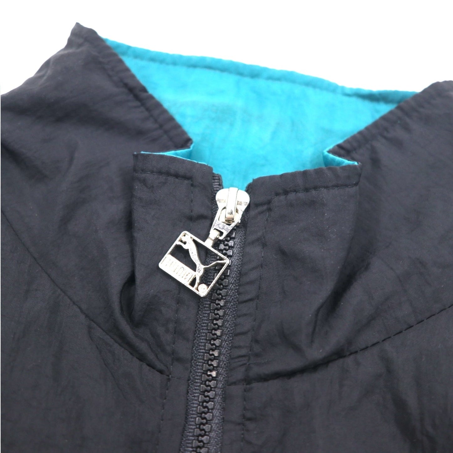PUMA 90年代 トラックジャケット ジャージ セットアップ L ブラック ナイロン