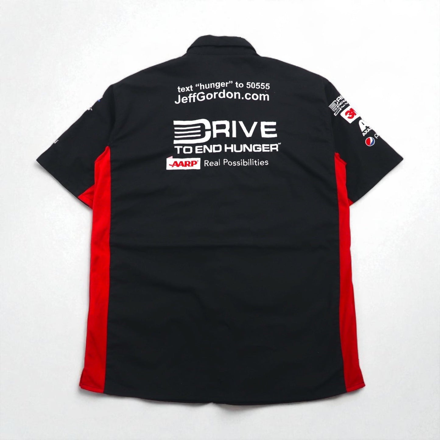 CHASE AUTHENTICS 半袖 レーシングシャツ XL ブラック コットン NASCAR スナップボタン