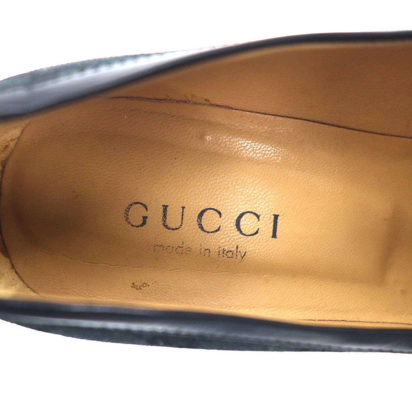 GUCCI チャンキーヒール パンプス 23.5cm ブラック 総柄 GGキャンバス 100 1118 イタリア製