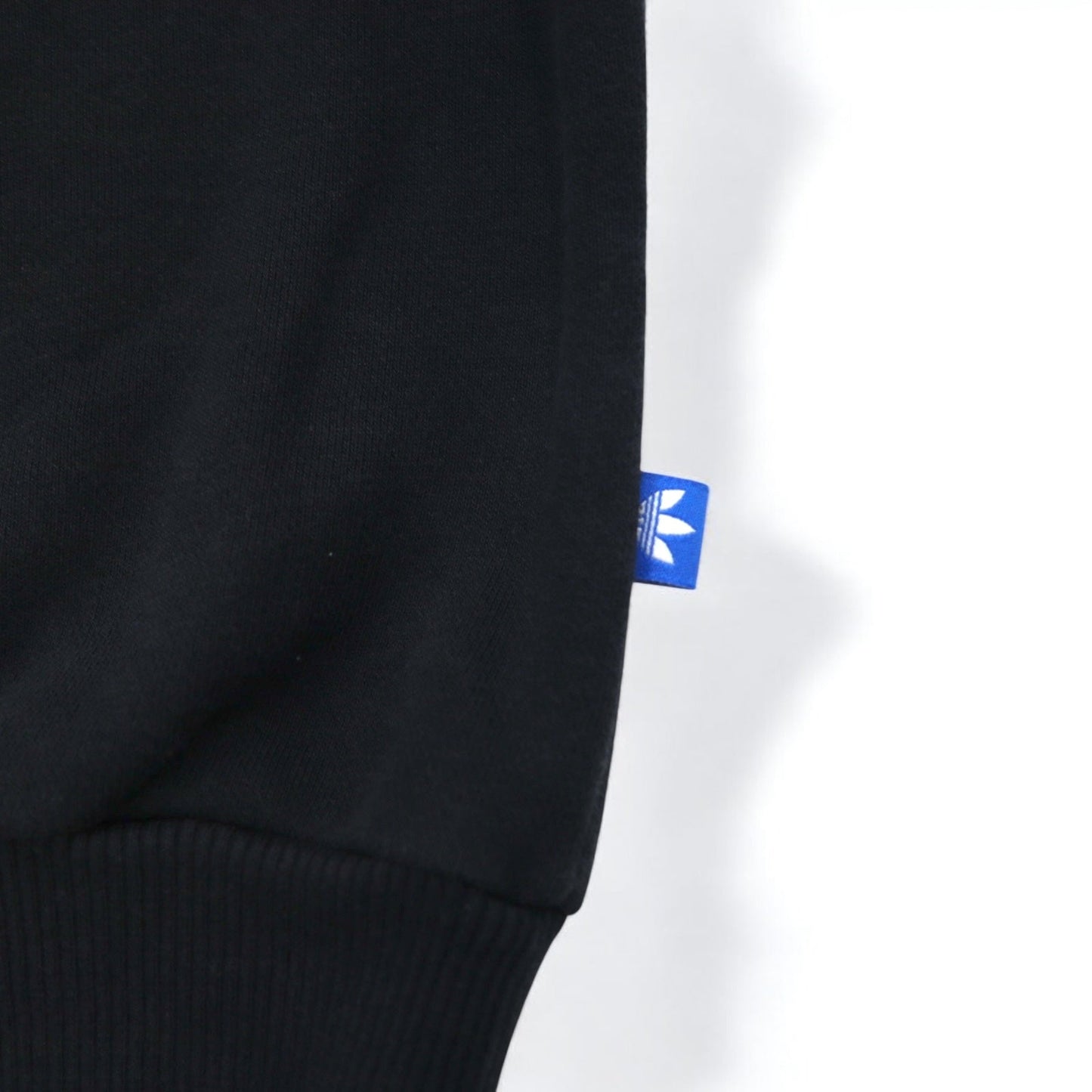 adidas originals トレフォイルロゴ ドロップショルダー スウェット M ブラック コットン AB2019