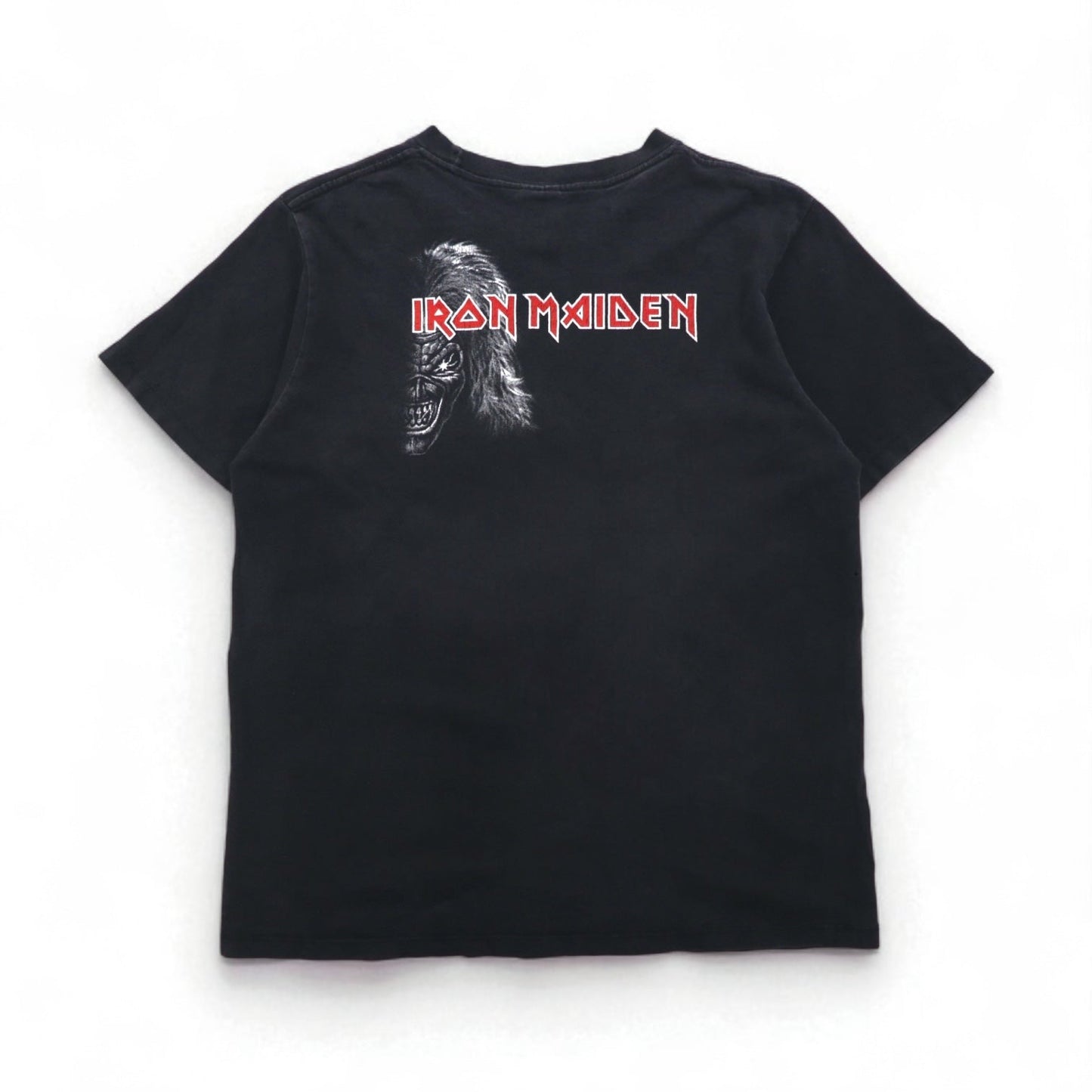 IRON MAIDEN アイアンメイデン ロック バンド Tシャツ M ブラック DEATH ON THE ROAD 両面プリント AAAボディ メキシコ製