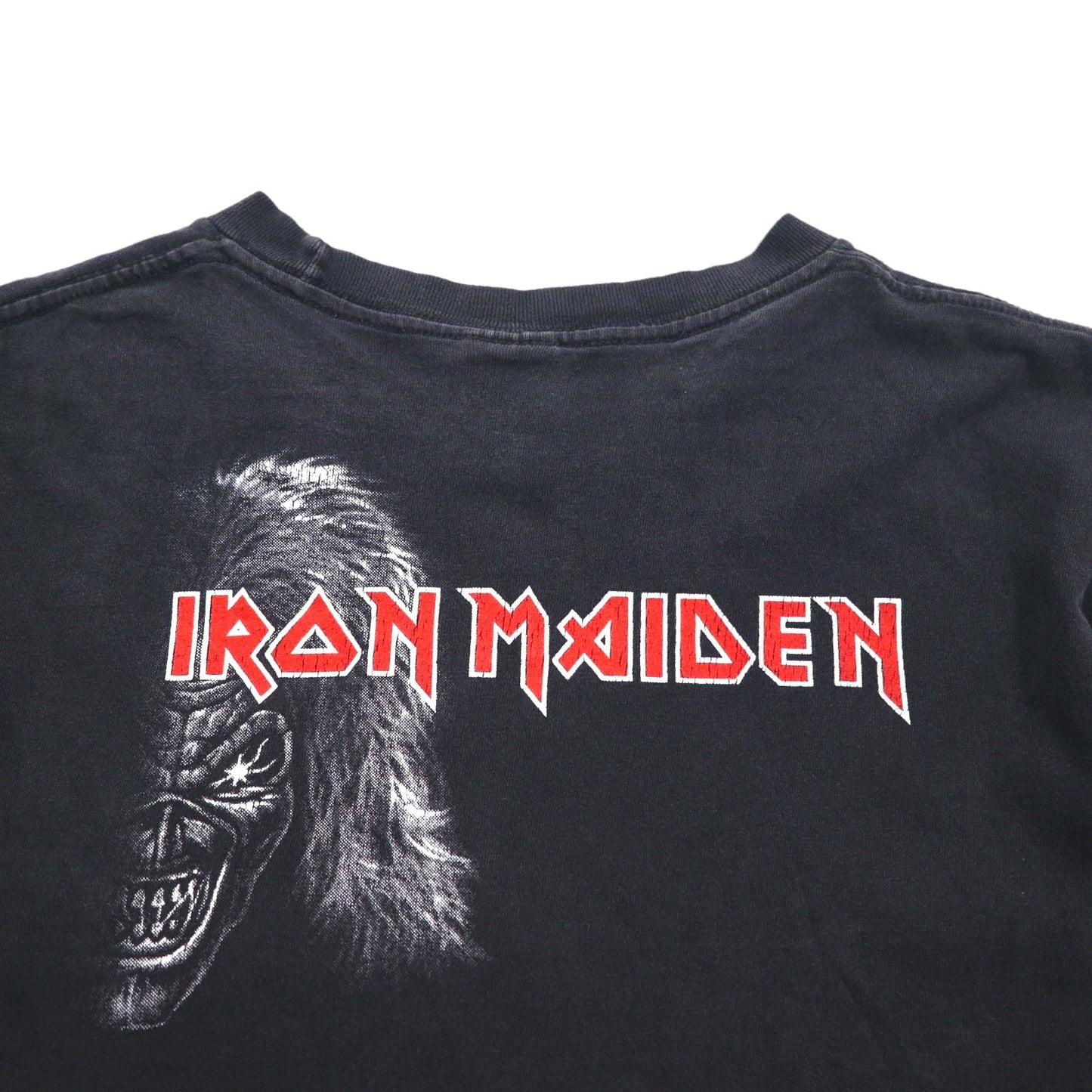 IRON MAIDEN アイアンメイデン ロック バンド Tシャツ M ブラック DEATH ON THE ROAD 両面プリント AAAボディ メキシコ製