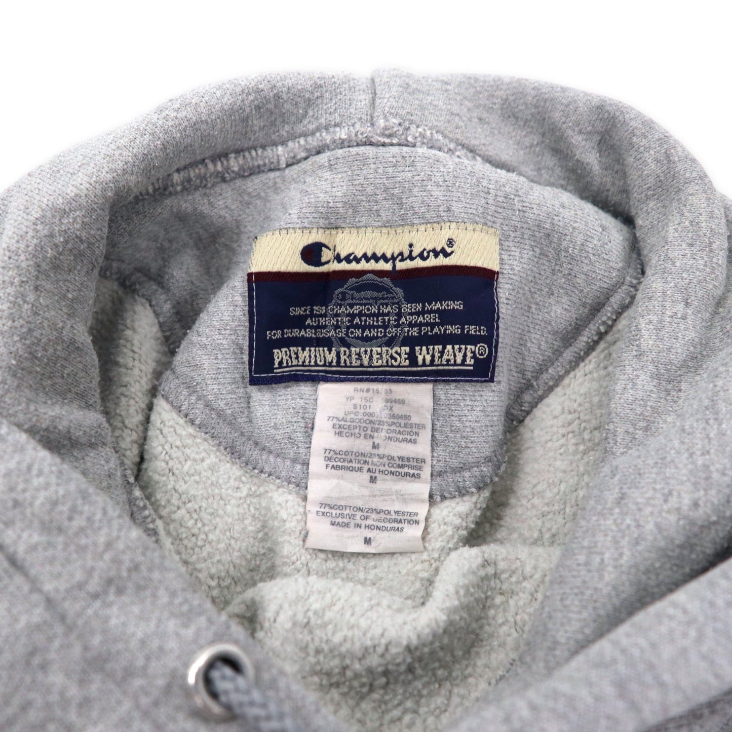 Champion プレミアム リバースウィーブ プルオーバーパーカー M グレー コットン PENNS VALLEY VOLLEYBALL カレッジプリント PREMIUM REVERSE WEAVE