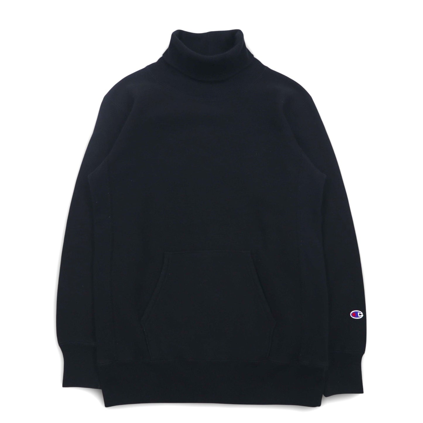 Champion リバースウィーブ REVERSE WEAVE タートルネック スウェット S ブラック C8-J045