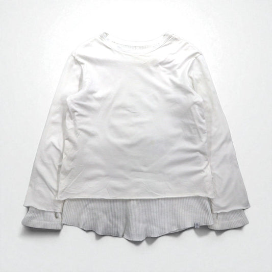 FACETASM サーマル レイヤード ロングスリーブ Tシャツ XL ホワイト コットン BQ-SW-U03 日本製