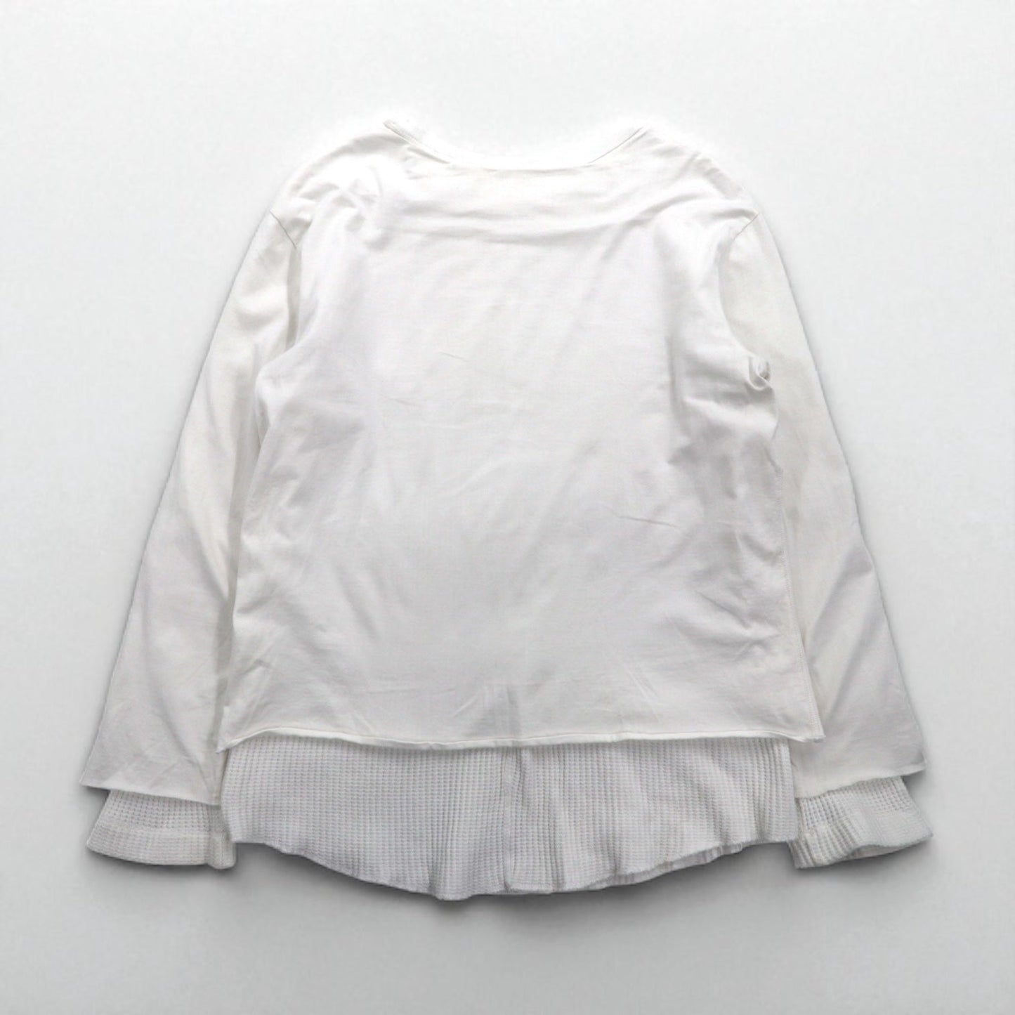 FACETASM サーマル レイヤード ロングスリーブ Tシャツ XL ホワイト コットン BQ-SW-U03 日本製