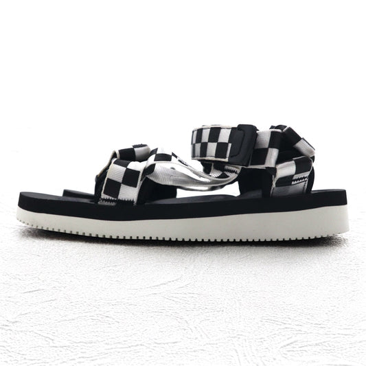 SUICOKE フラッグチェック DEPA スポーツサンダル 26cm ブラック VIBRAMソール
