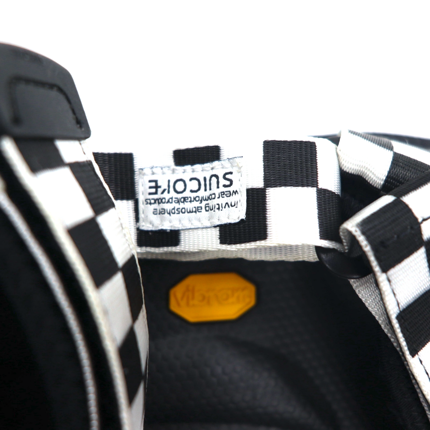 SUICOKE フラッグチェック DEPA スポーツサンダル 26cm ブラック VIBRAMソール