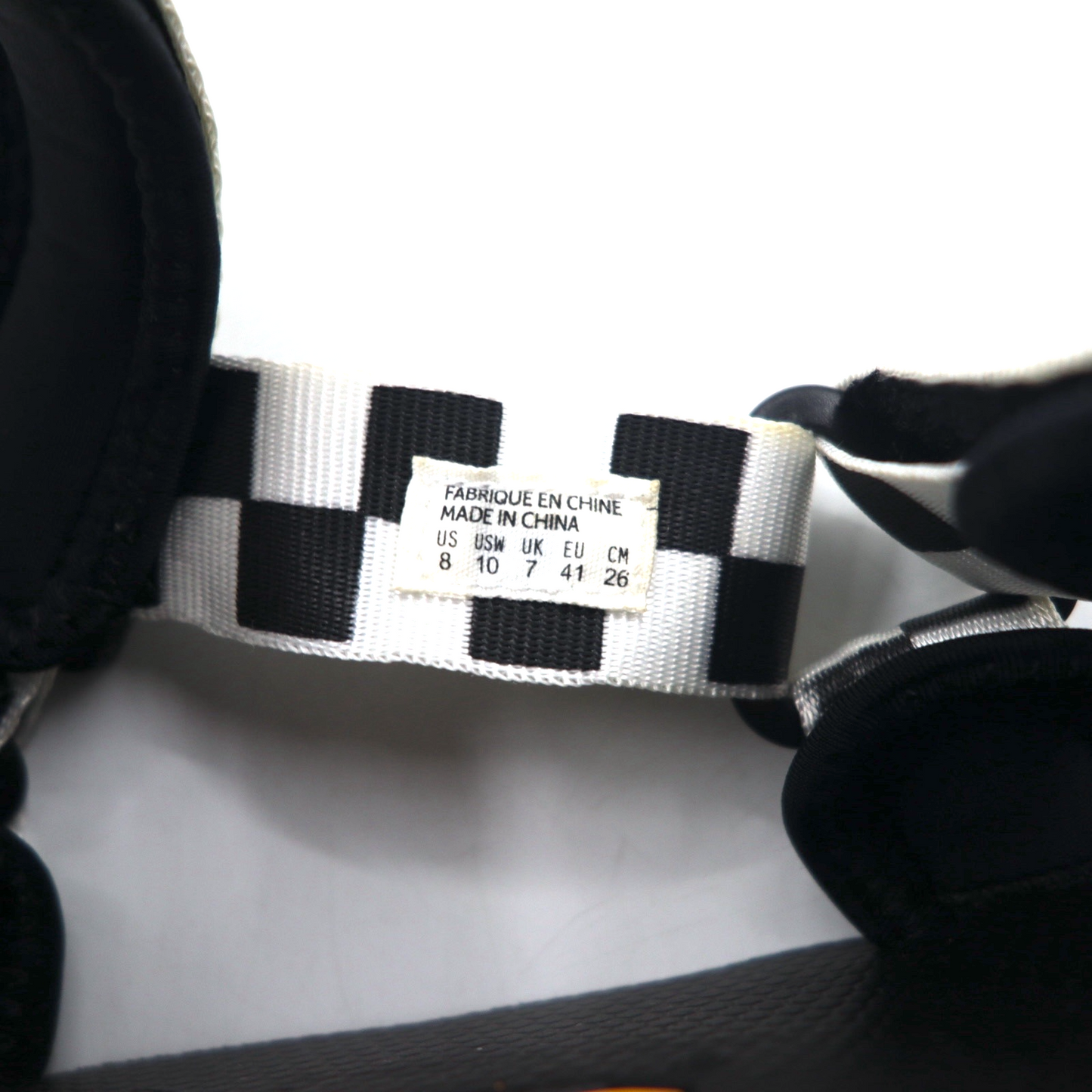 SUICOKE フラッグチェック DEPA スポーツサンダル 26cm ブラック VIBRAMソール