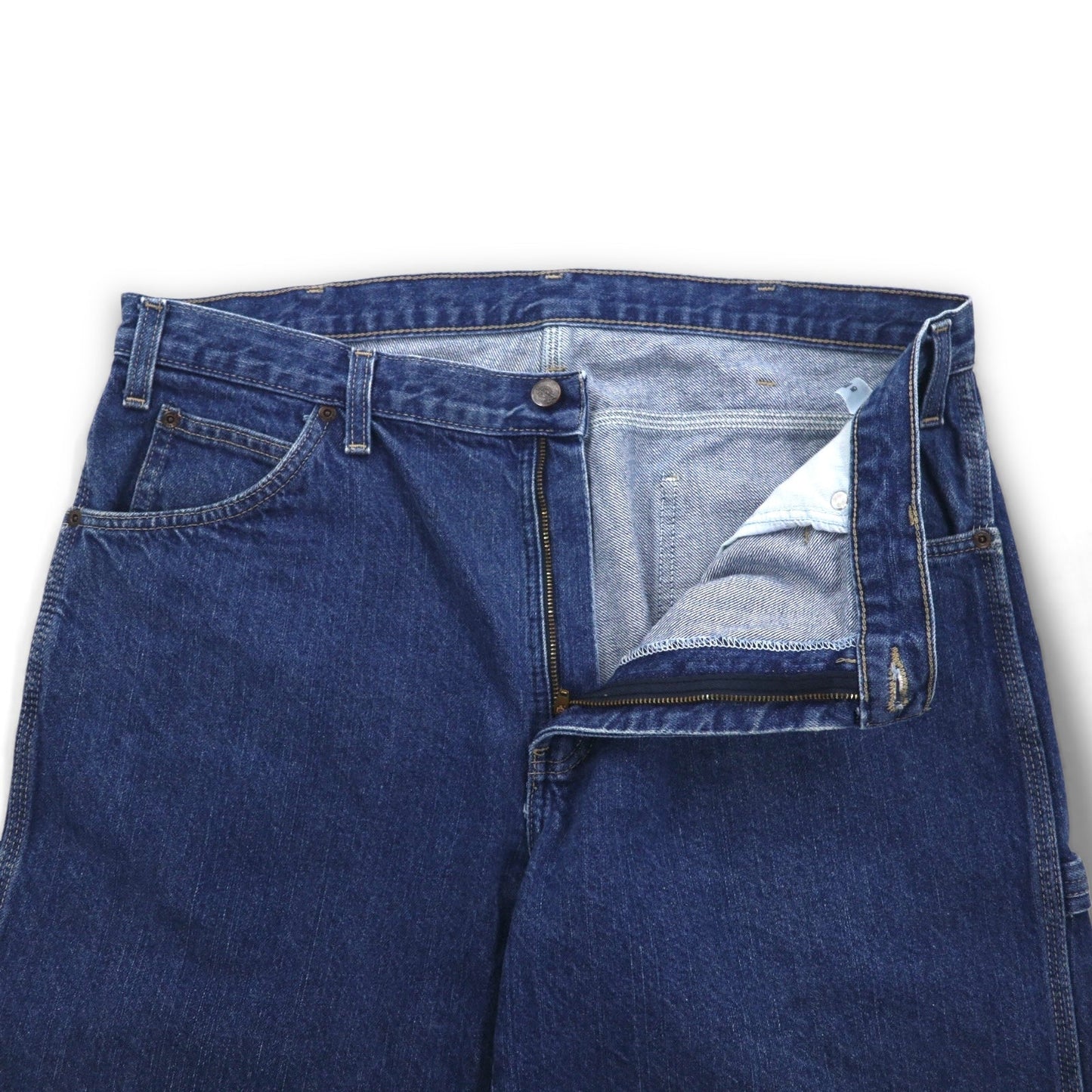 Dickies ルーズフィット ペインター デニムパンツ XL インディゴ ブルー コットン