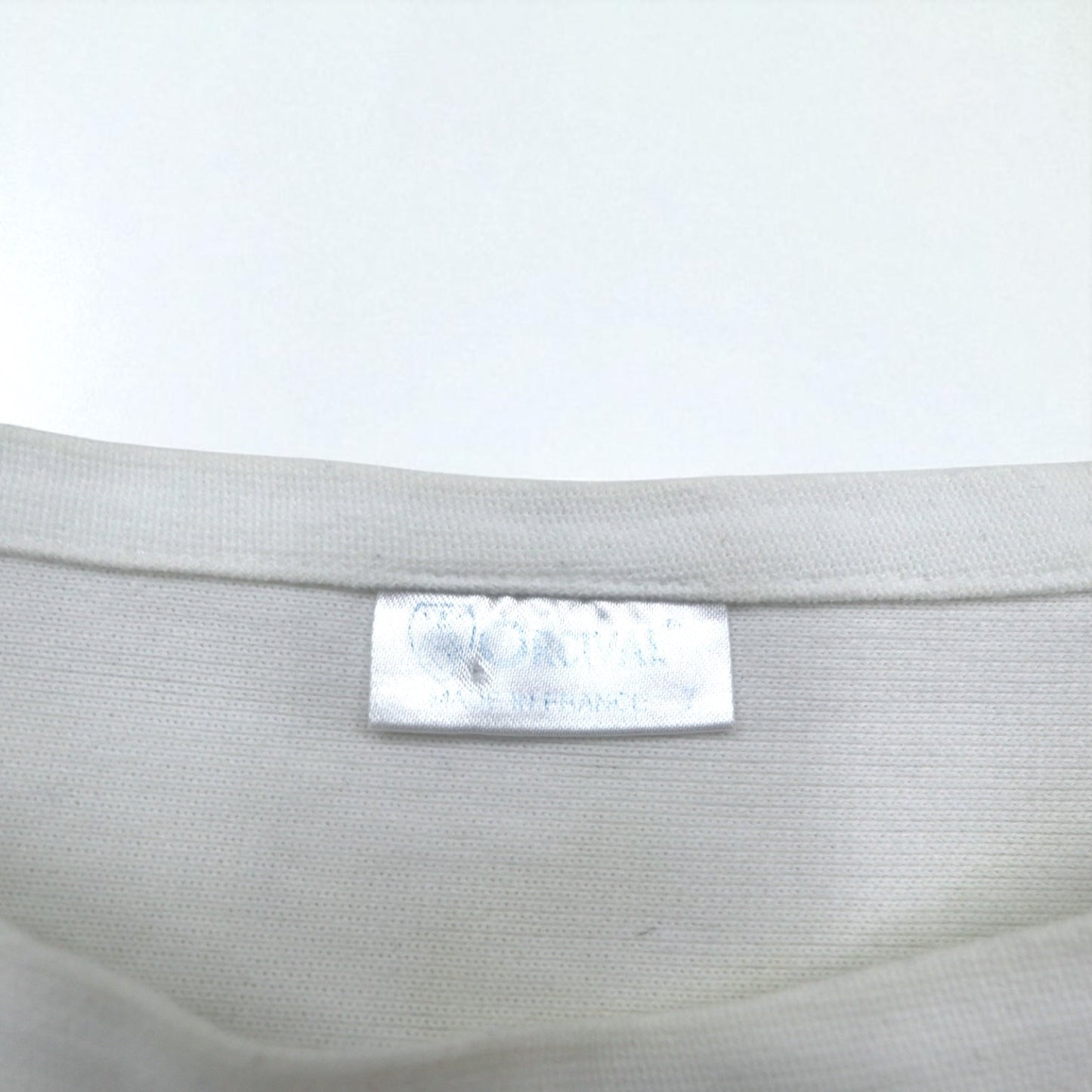 ORCIVAL ビッグ コットンロード フレンチバスクシャツ 2XL ホワイト ブルー ボートネック フランス製