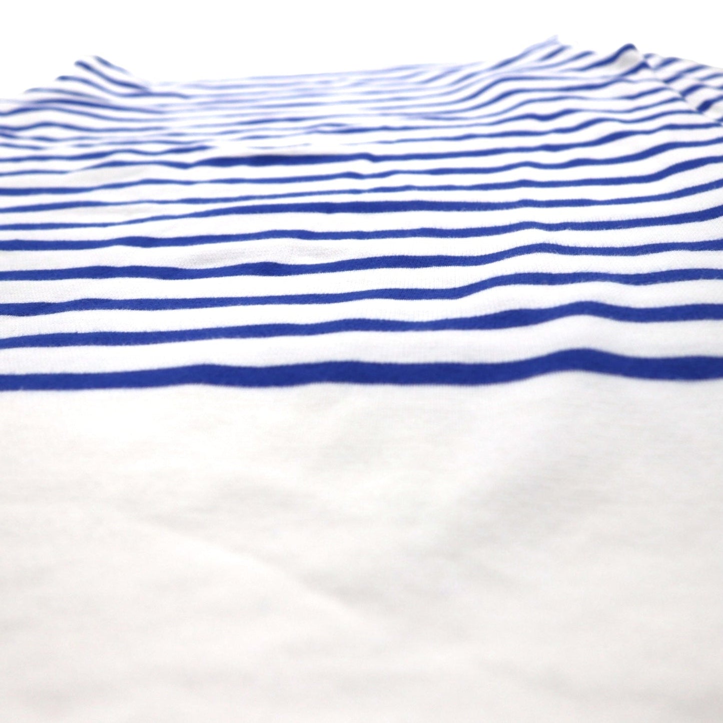 ORCIVAL ビッグ コットンロード フレンチバスクシャツ 2XL ホワイト ブルー ボートネック フランス製