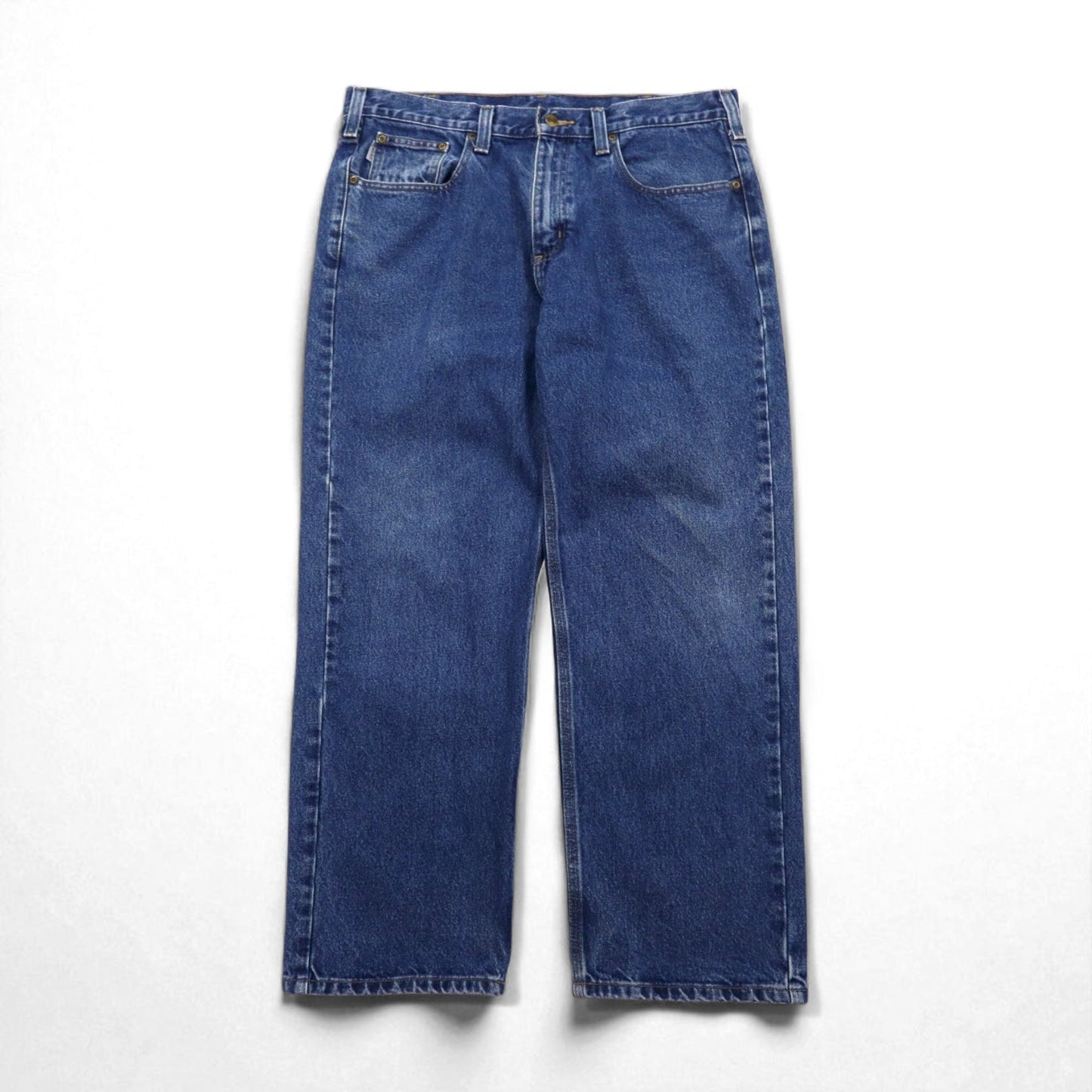 carhartt リラックスフィット Relaxed Fit デニムパンツ L インディゴ ブルー 101505 メキシコ製