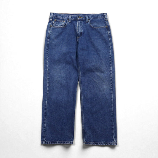 carhartt リラックスフィット Relaxed Fit デニムパンツ L インディゴ ブルー 101505 メキシコ製