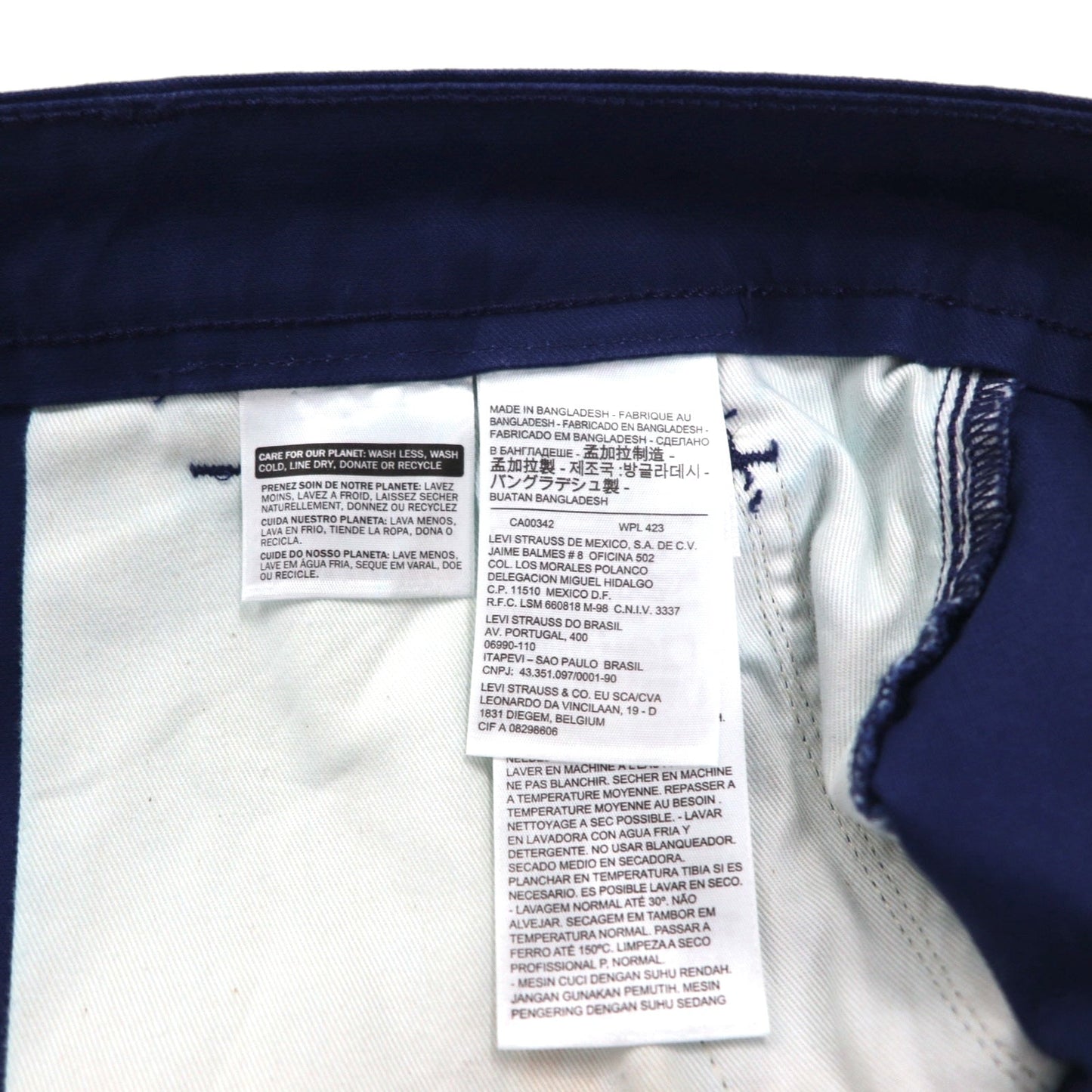 Levi's バギー ショート カーゴパンツ ハーフパンツ XL ネイビー コットン