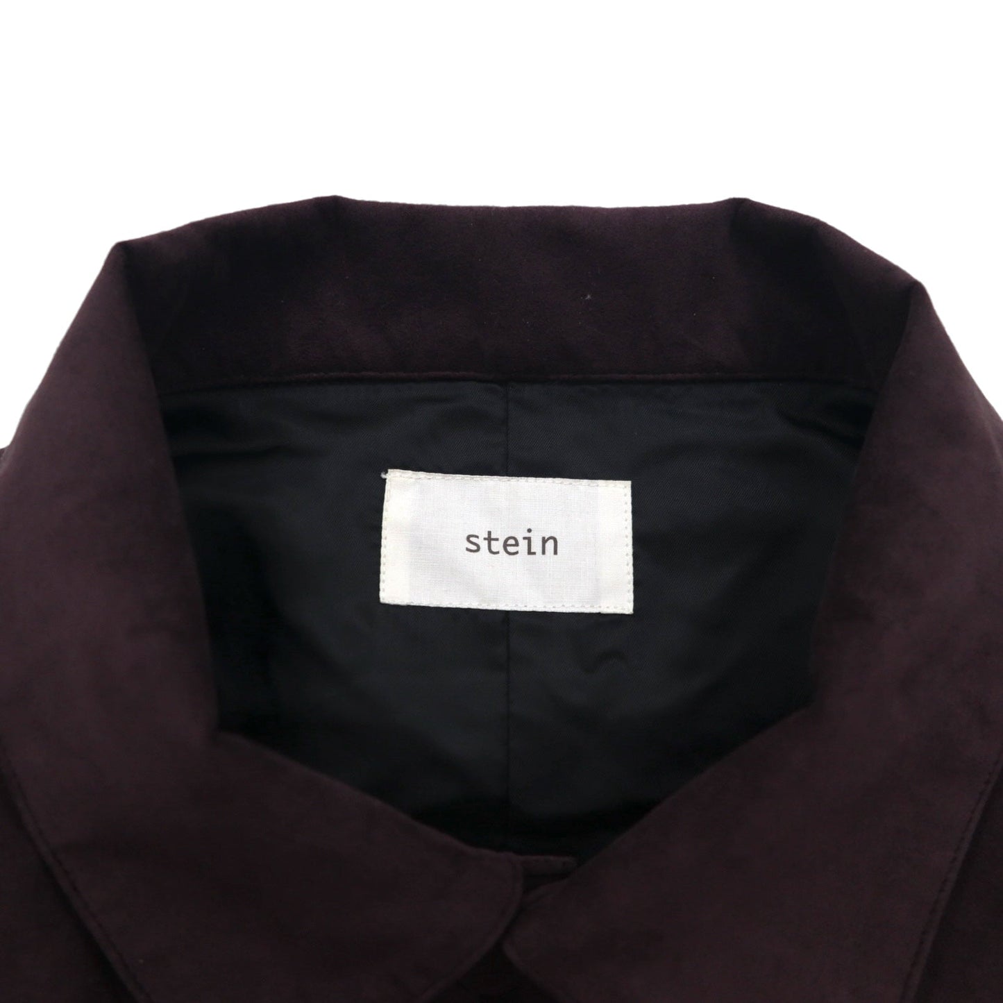 stein フェイクスエード レザー コーチジャケット Fake Suede Jacket オーバーサイズ M ブラウン ST-019 日本製