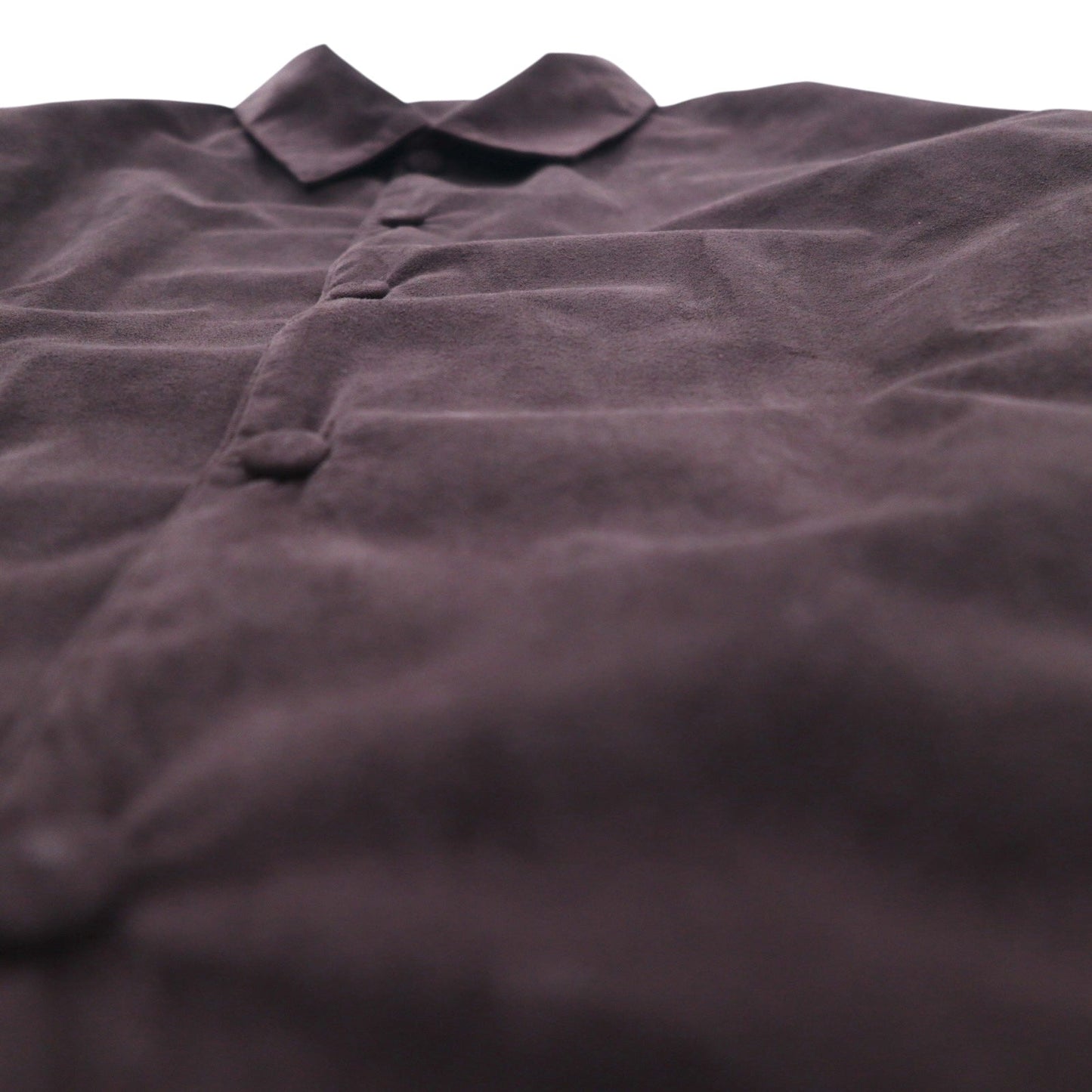stein フェイクスエード レザー コーチジャケット Fake Suede Jacket オーバーサイズ M ブラウン ST-019 日本製