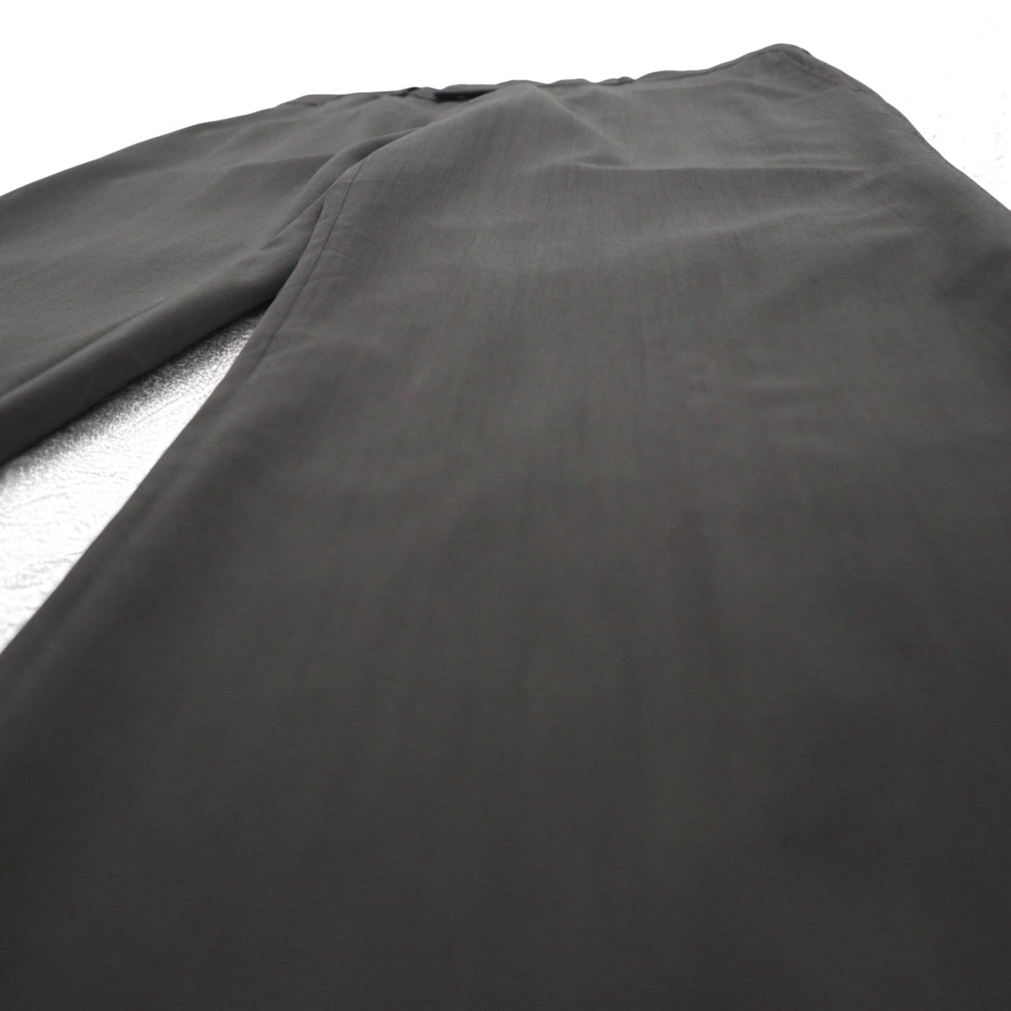 HUGO BOSS イタリア製 SUPER 120's ワイド スラックスパンツ スーツ XL グレー BIO TECH バイオテック GUABELLO