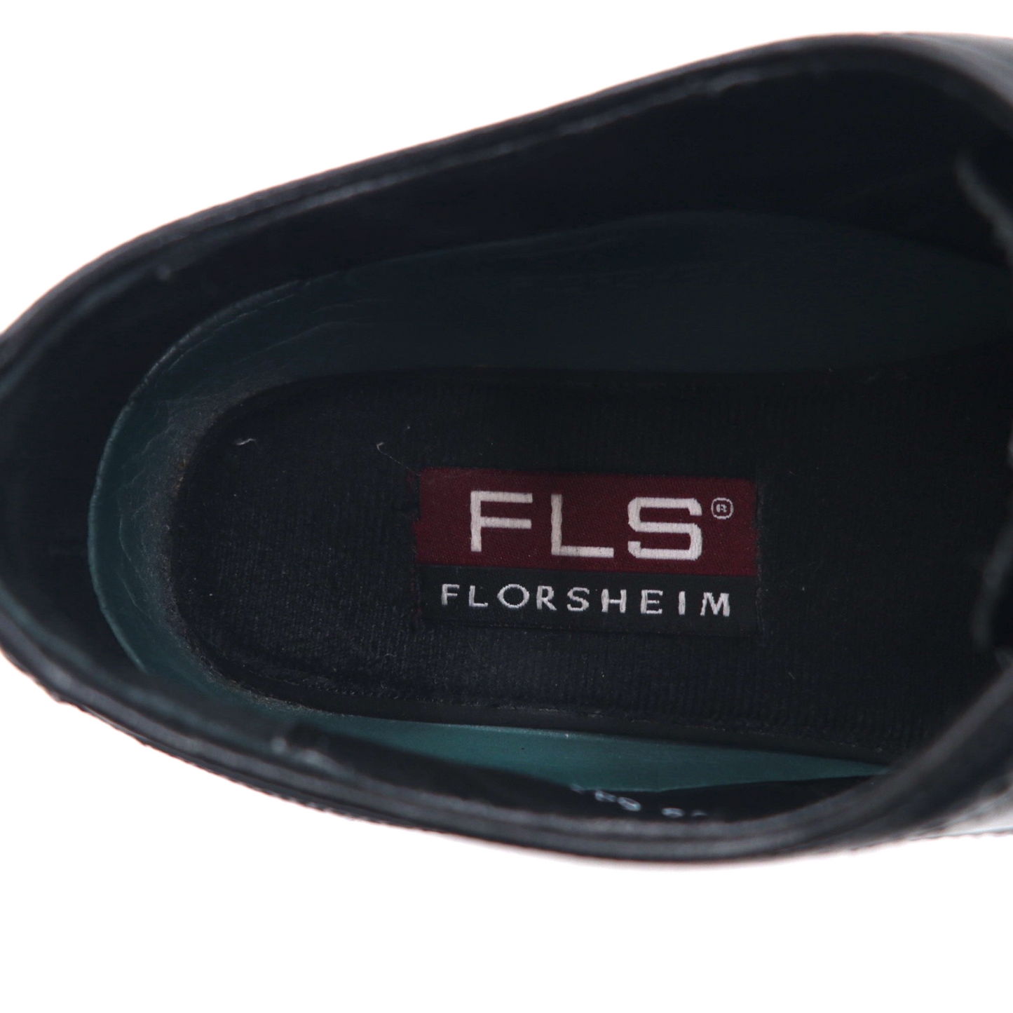 FLS FLORSHEIM ウイングチップ フルブローグ ドレスシューズ 28.5cm ブラック レザー メダリオン 70018