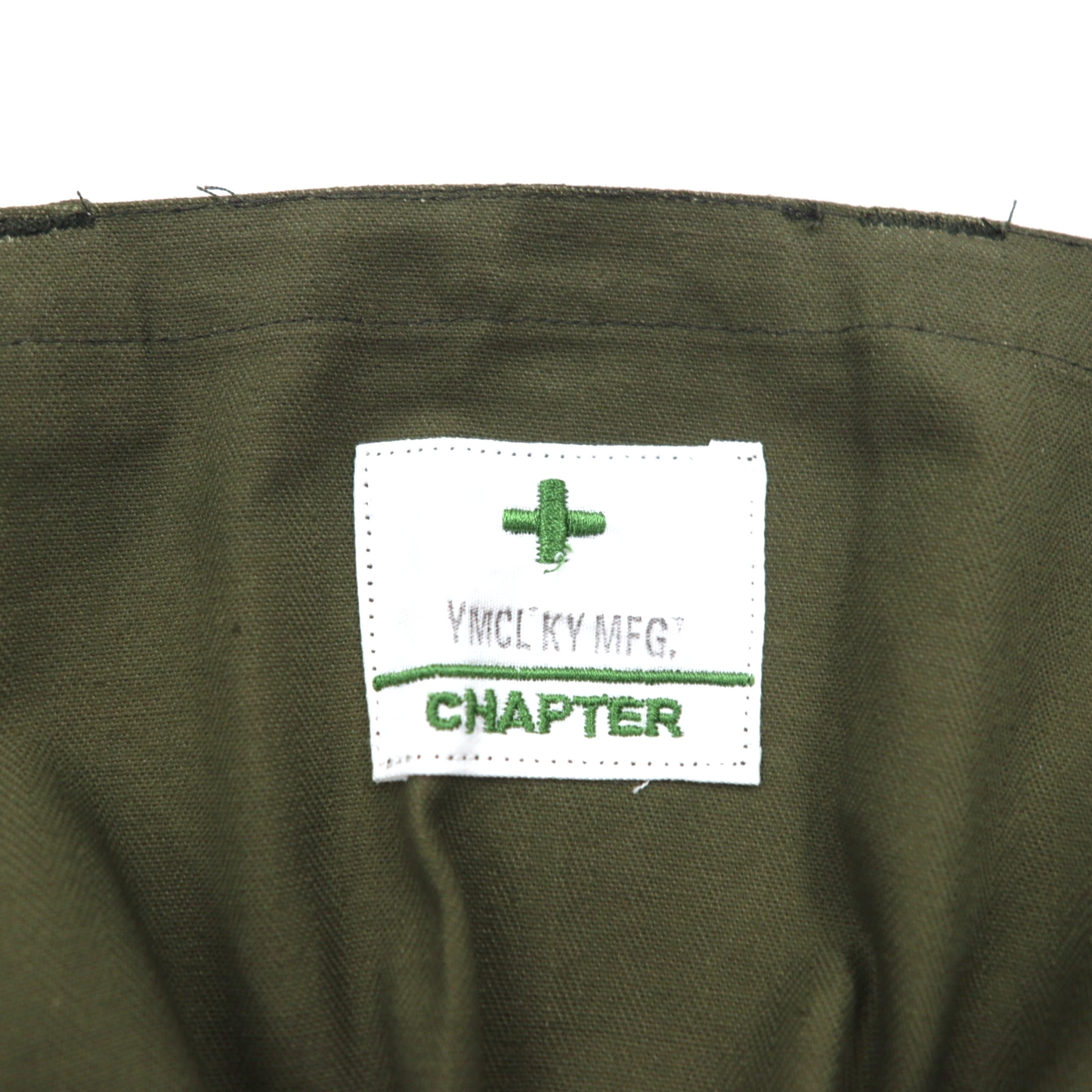 US ARMY 米軍 赤十字 American Red Cross 巾着 ショルダーバッグ カーキ ミリタリー YMCL KY デッドストック 未使用品