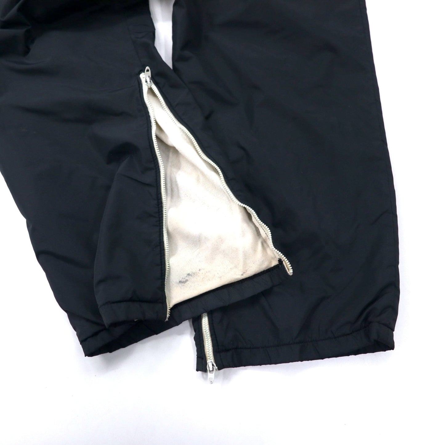 Champion USA製 80年代 ナイロン トラックパンツ L ブラック TALONジップ