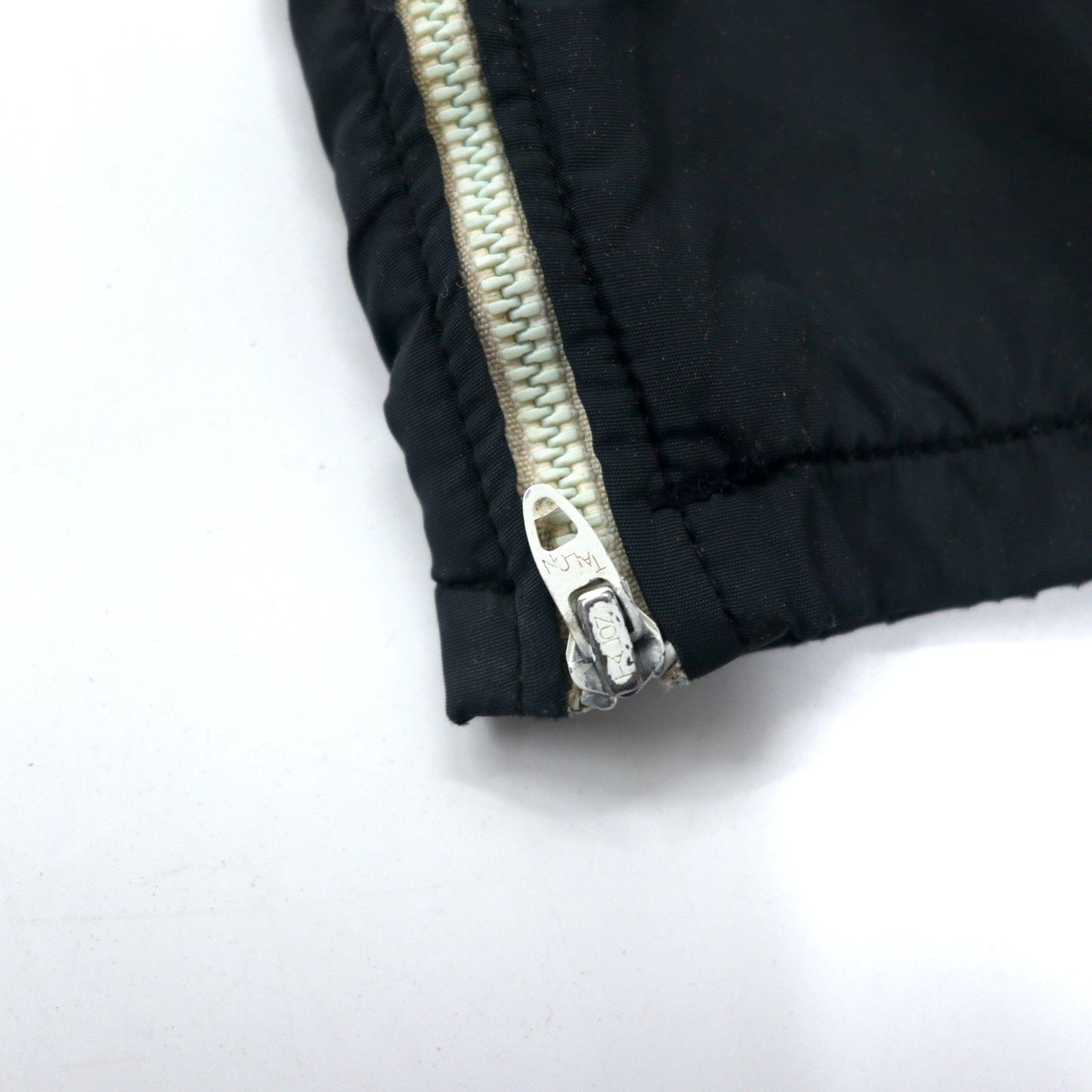 Champion USA製 80年代 ナイロン トラックパンツ L ブラック TALONジップ