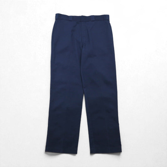 Dickies 874 オリジナルフィット ワークパンツ チノパンツ L ネイビー ポリエステル コットン