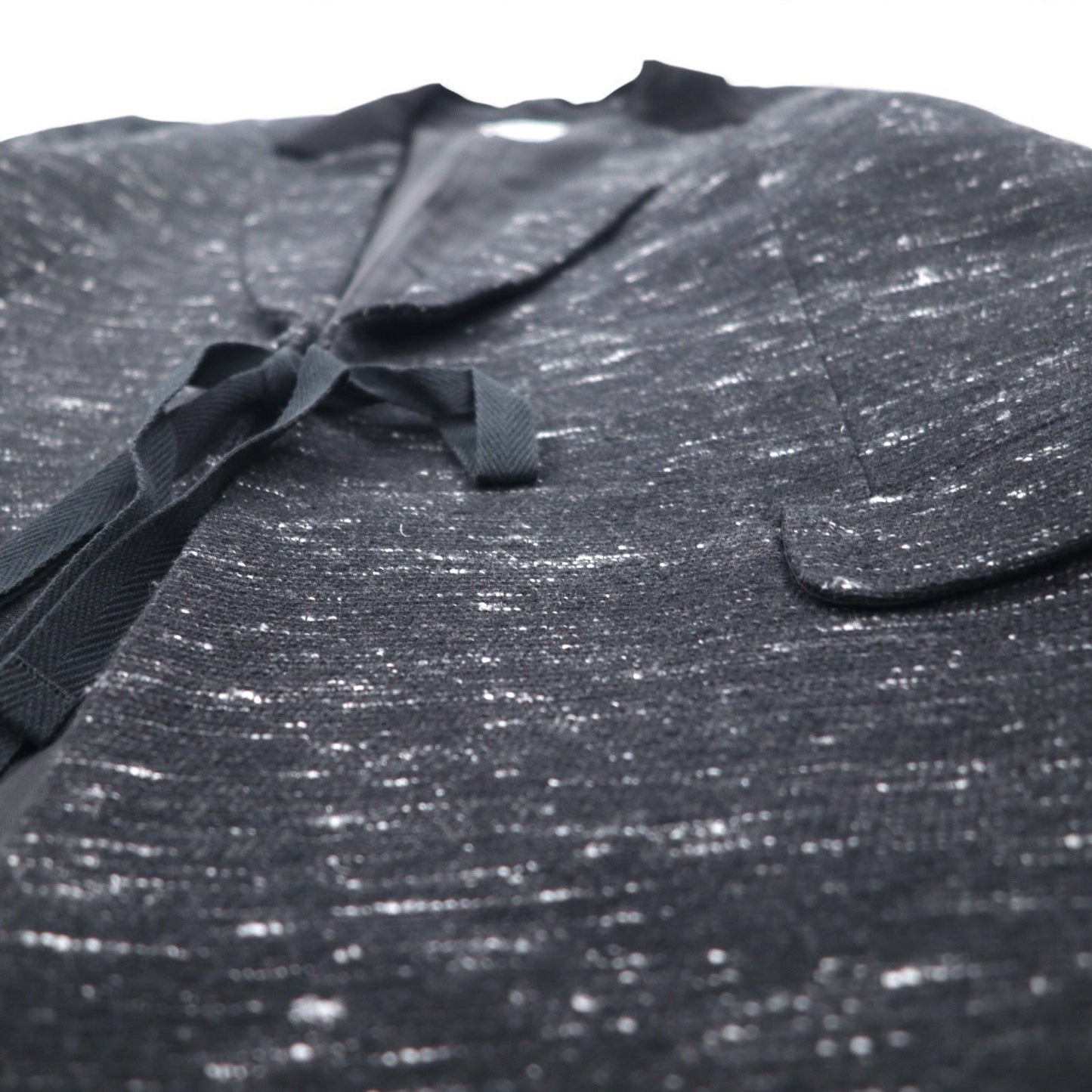 FACTOTUM ネップ 羽織 ジャケット M ブラック ウール 01010130 日本製