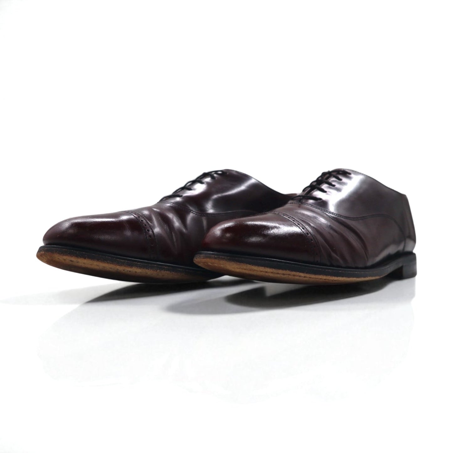 BOSTONIAN CLASSICS ストレートチップ ドレスシューズ 27.5cm ボルドー レザー 26248