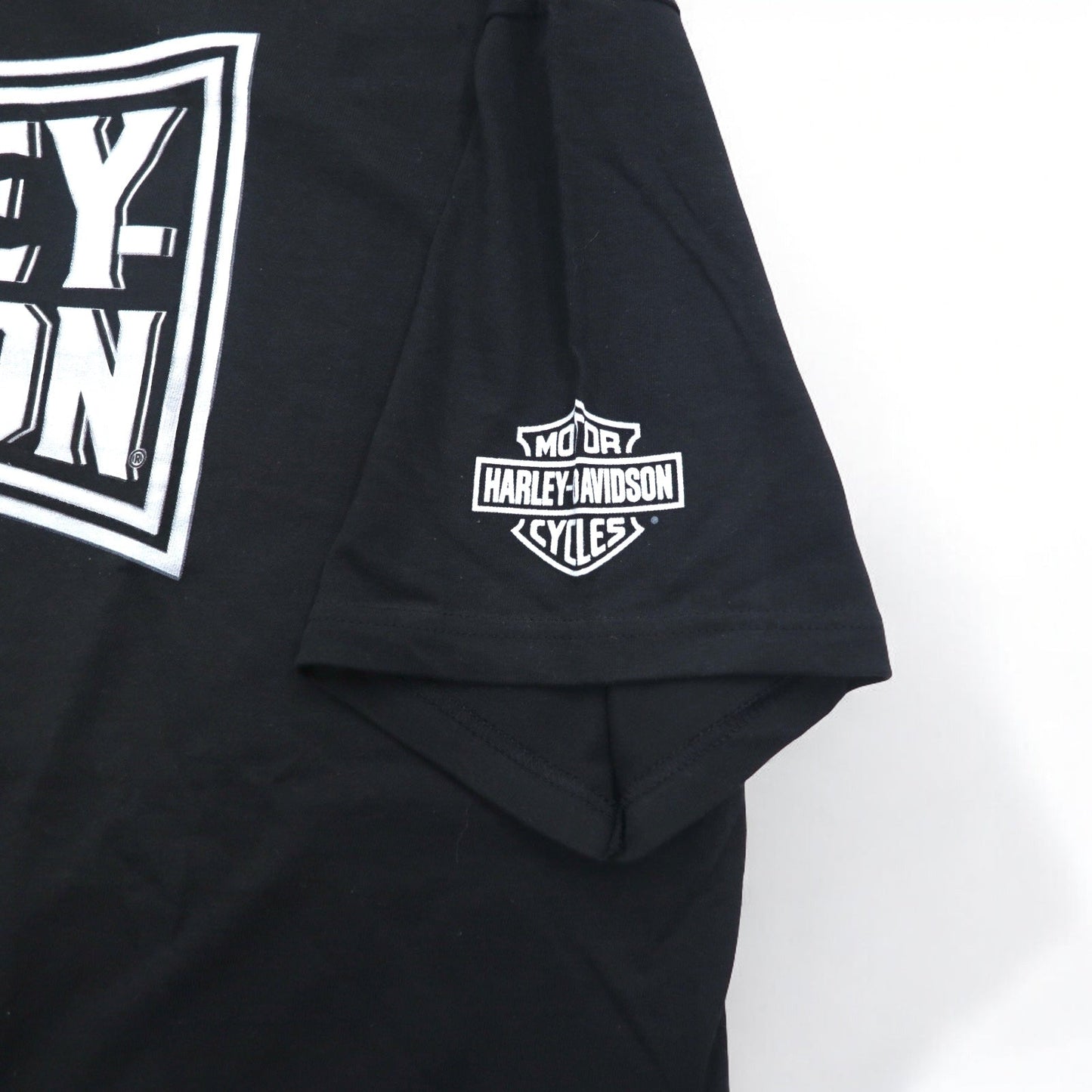 HARLEY DAVIDSON 両面プリント Tシャツ XXL ブラック コットン TOKYO JAPAN