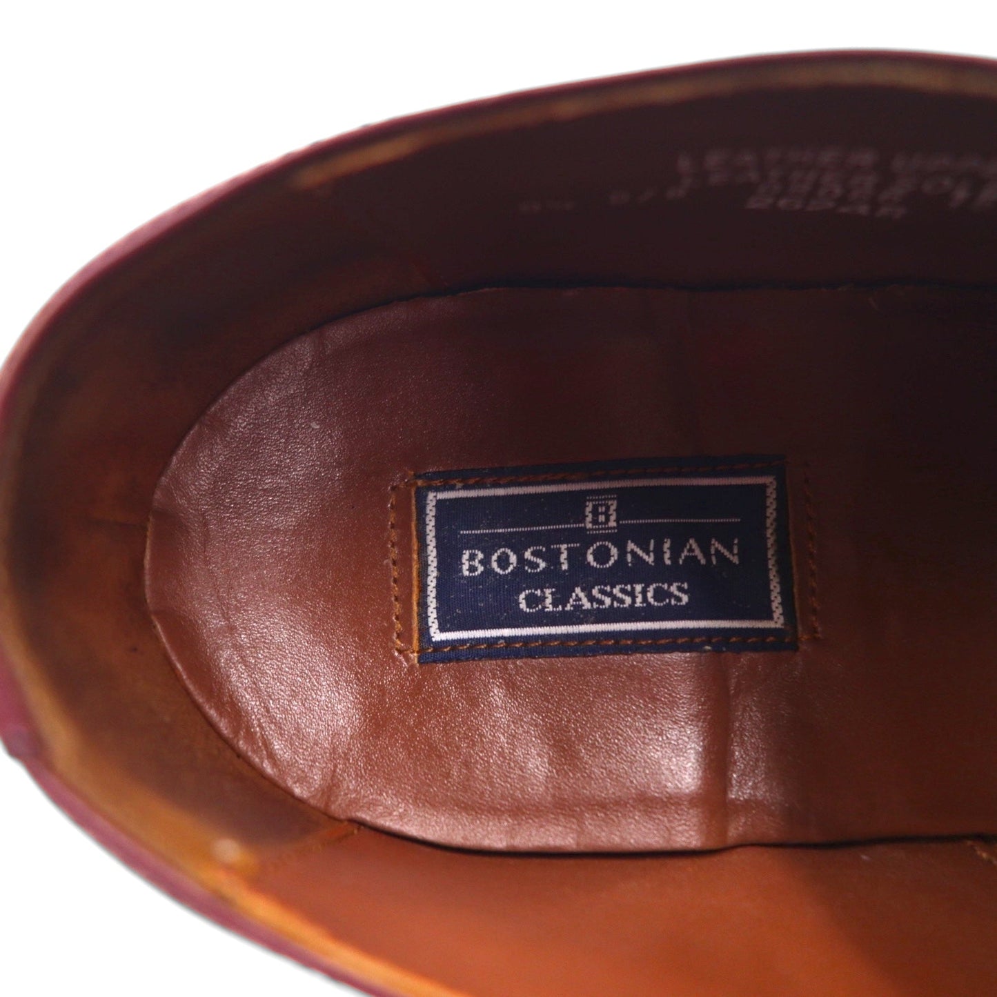 BOSTONIAN CLASSICS ストレートチップ ドレスシューズ 27.5cm ボルドー レザー 26248