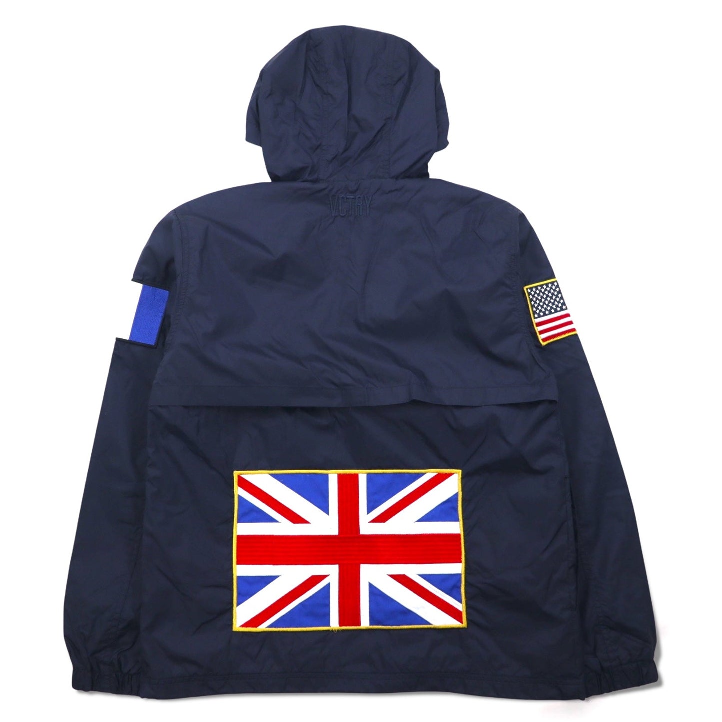 VCTRY MCMXCV ( 10DEEP ) アノラックパーカー S ネイビー 日本国旗 ワッペン