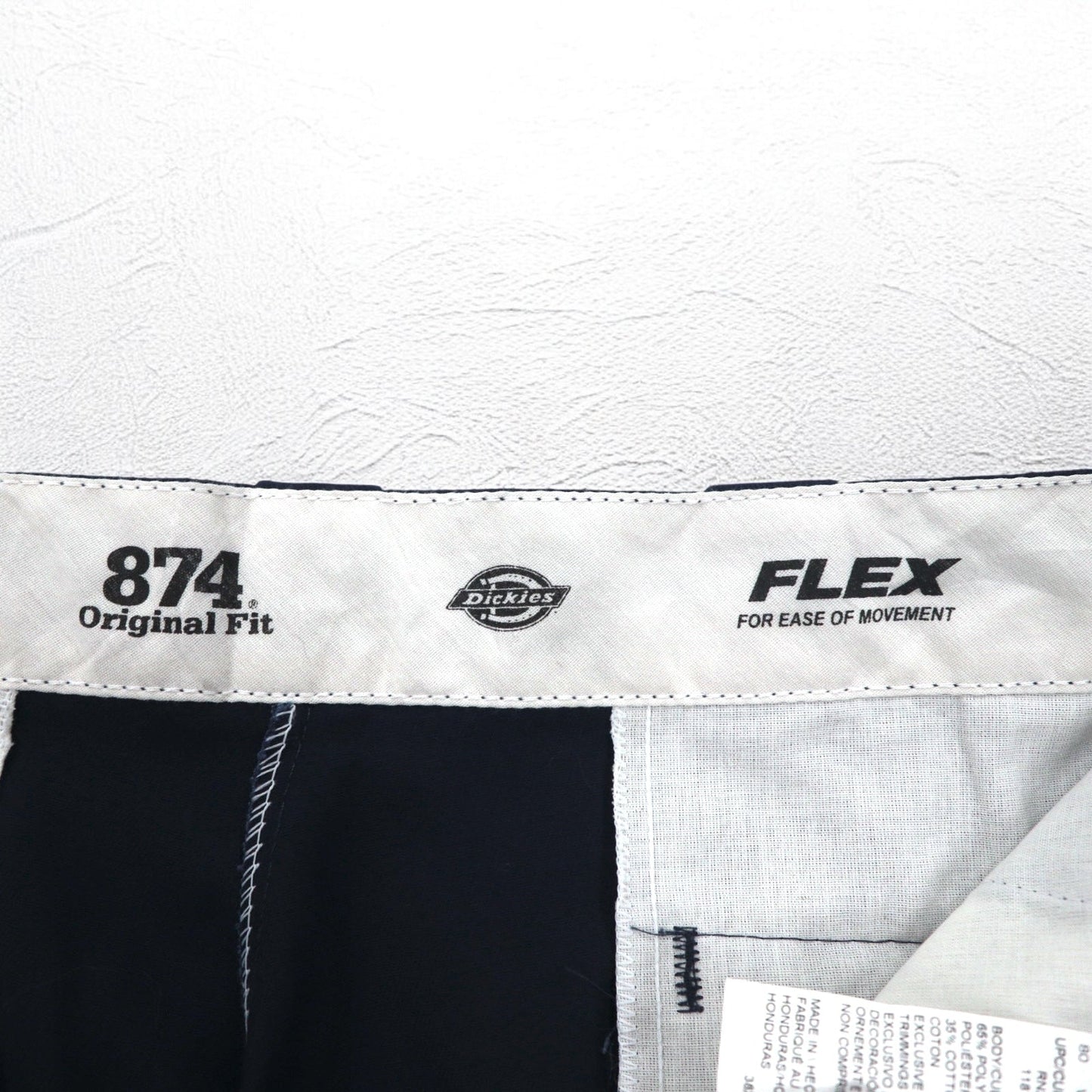 Dickies 874 チノパンツ ワークパンツ XL ネイビー FLEX 11874DN ホンジュラス製