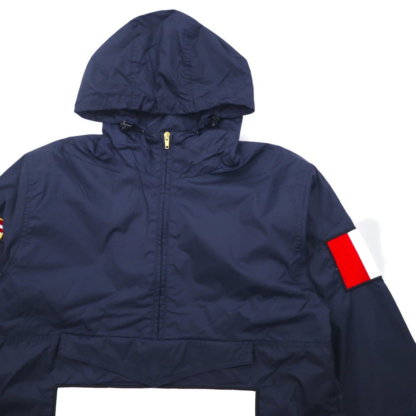 VCTRY MCMXCV ( 10DEEP ) アノラックパーカー S ネイビー 日本国旗 ワッペン
