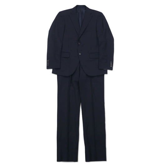 Ermenegildo Zegna 2B スーツ セットアップ S ネイビー ストライプ ウール Hai-Vaseron