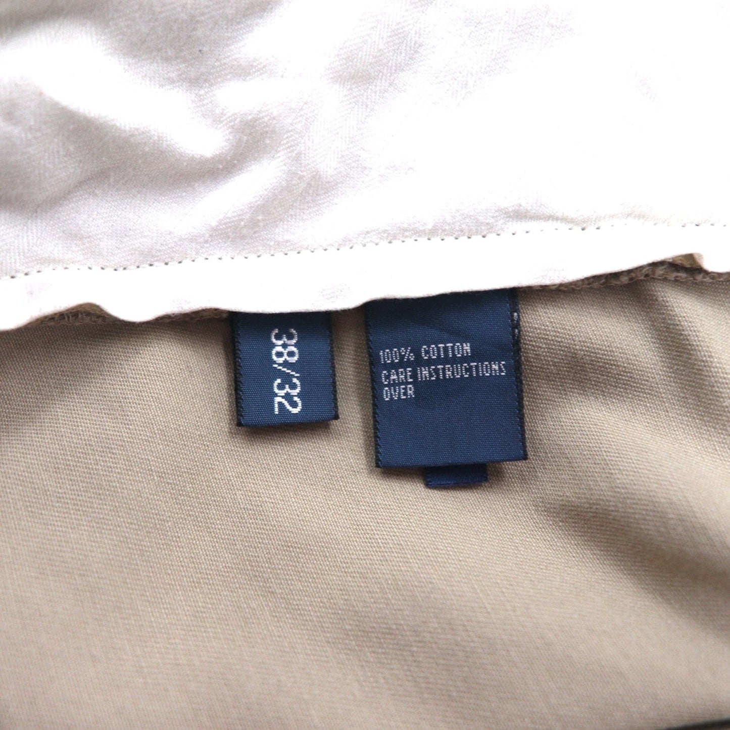 Polo by Ralph Lauren 90年代 ポロチノ ワイド テーパード チノパンツ XL ベージュ コットン