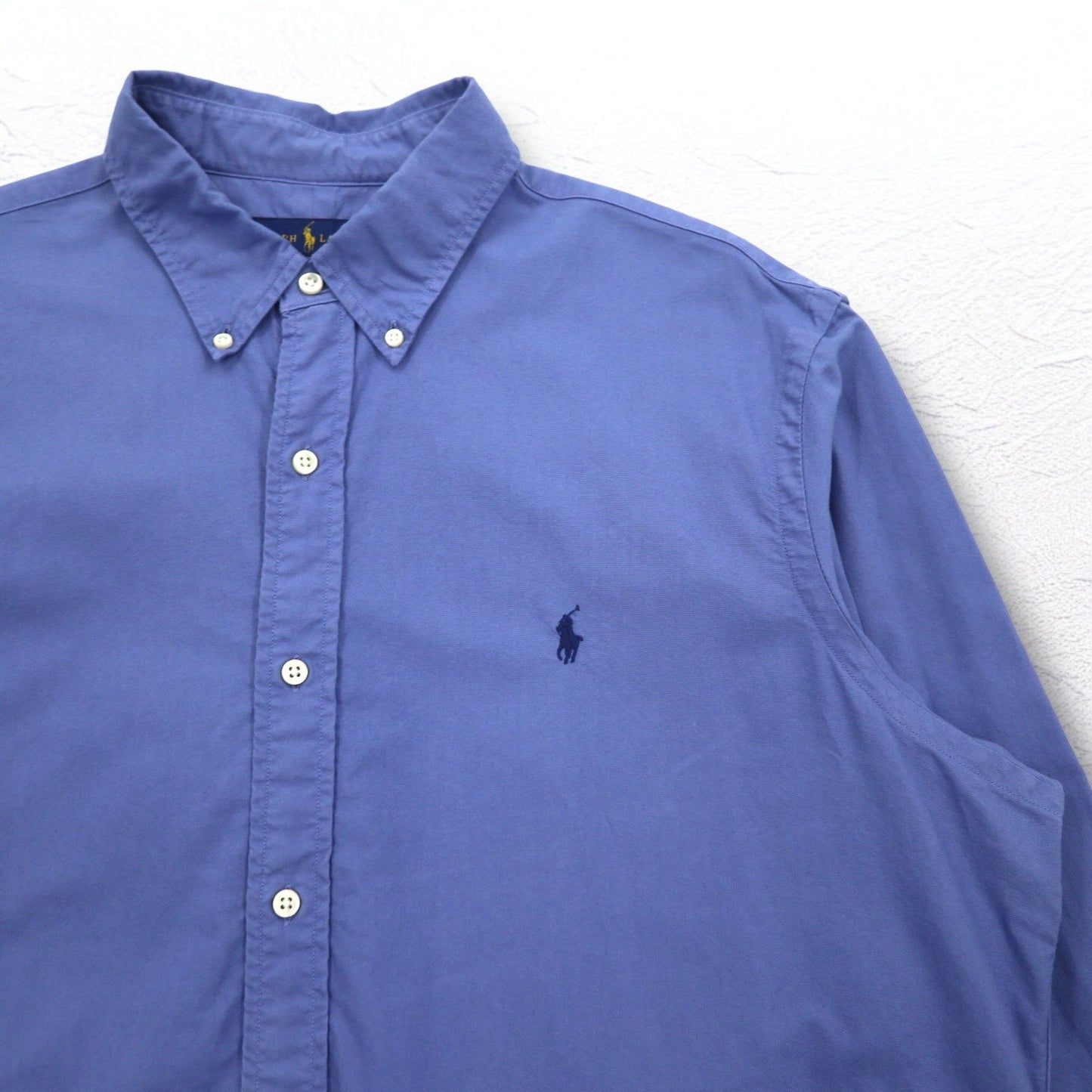 RALPH LAUREN ボタンダウンシャツ XL ブルー CLASSIC FIT ビッグサイズ スモールポニー刺繍