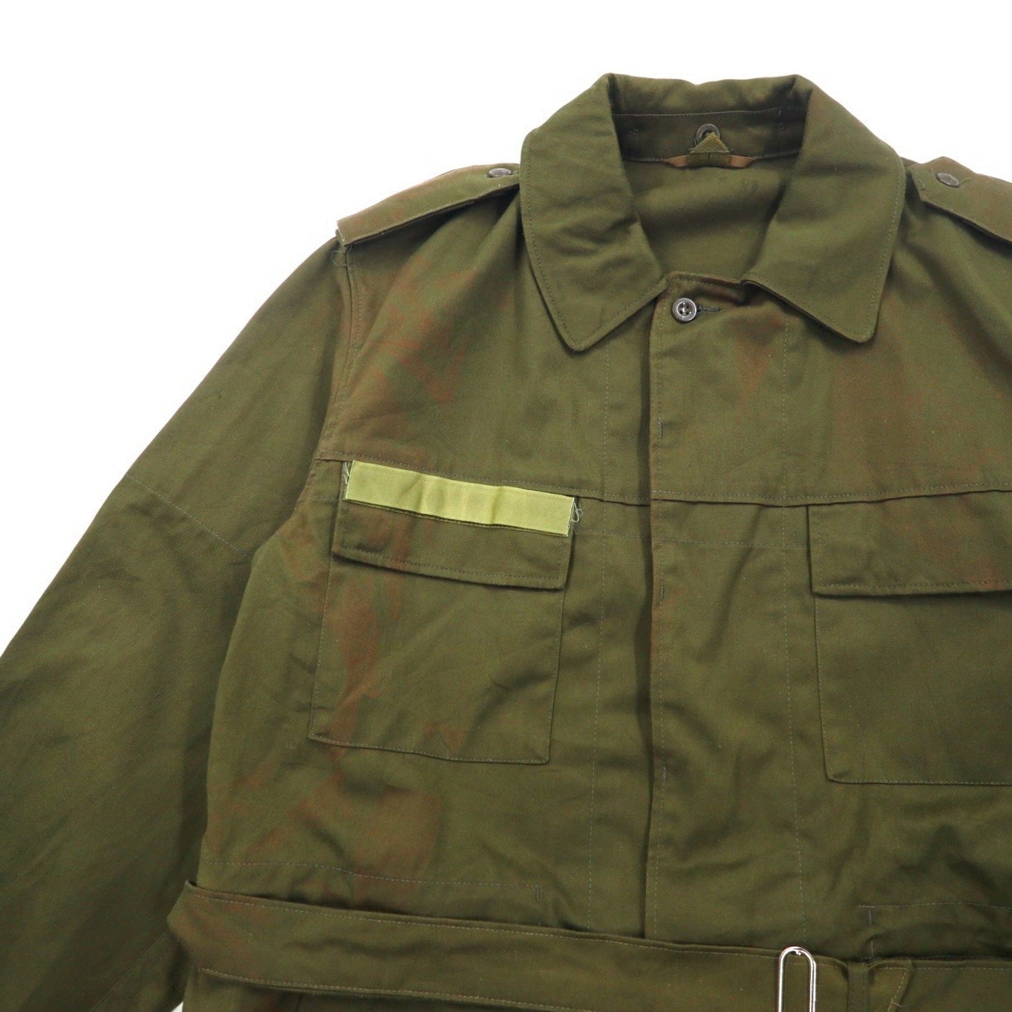 Vintage Czech Army チェコ軍 90年代 M-85 フィールドジャケット XL カーキ ミリタリー ベルト付き zekon michalovce