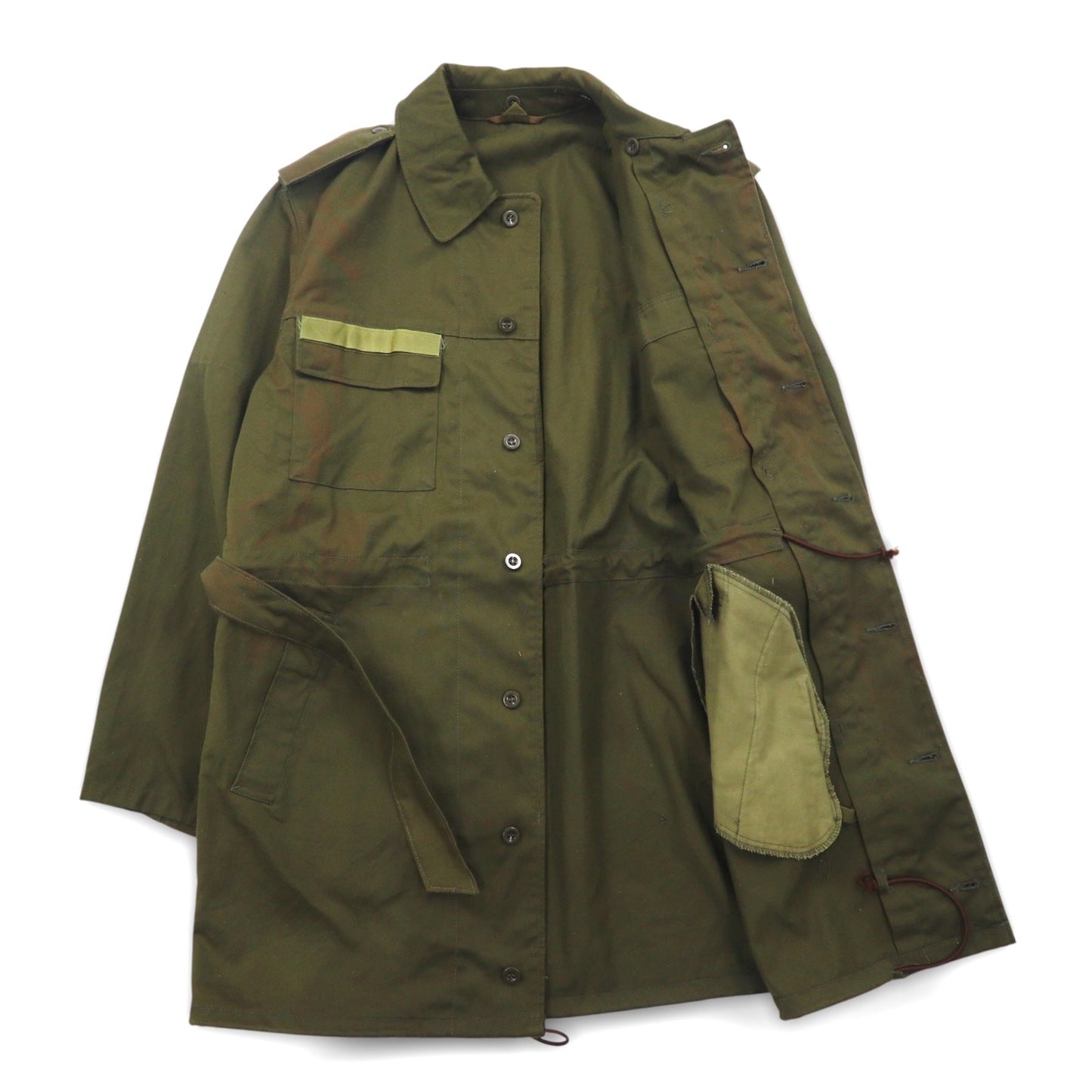 Vintage Czech Army チェコ軍 90年代 M-85 フィールドジャケット XL カーキ ミリタリー ベルト付き zekon michalovce