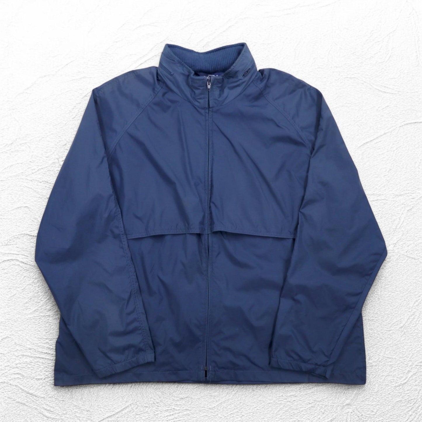Woolrich 90年代 ウインドブレーカー ナイロンジャケット XXL ブルー フード収納式 ビッグサイズ