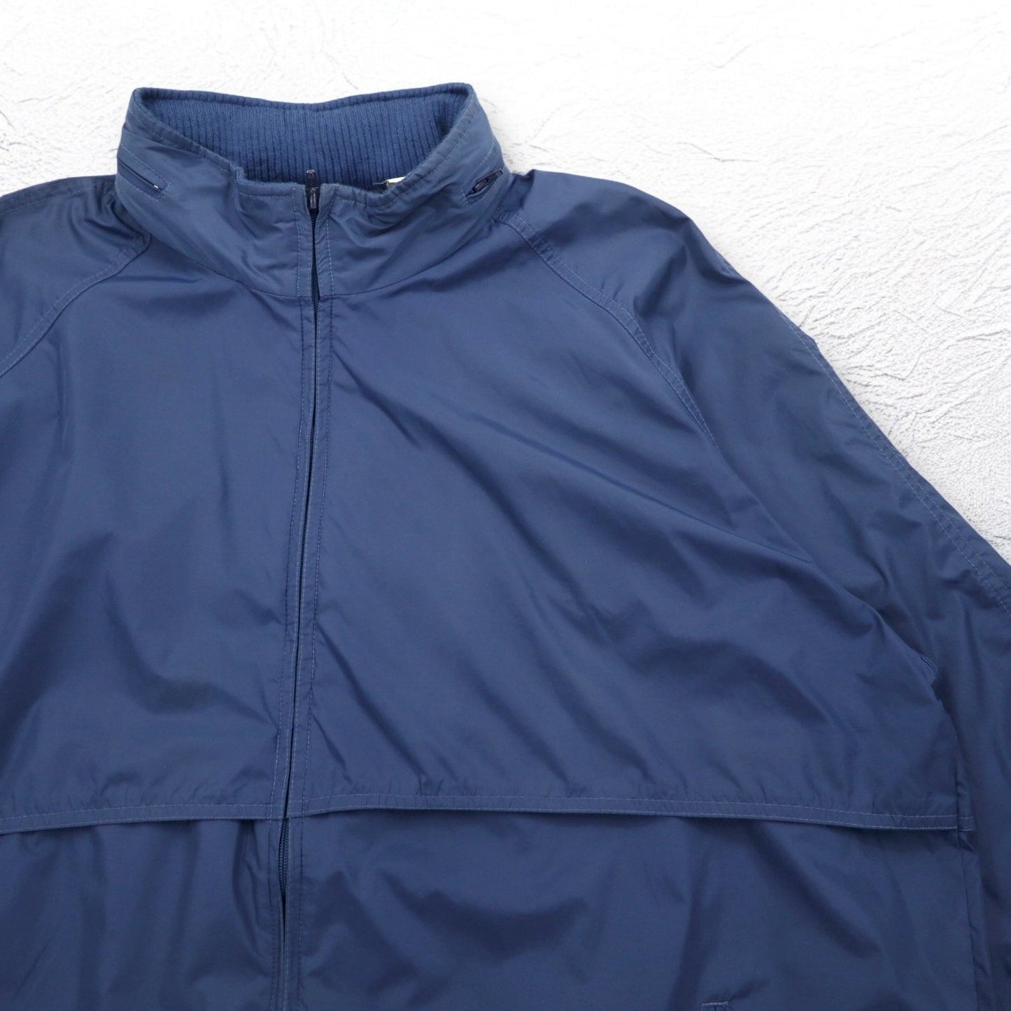 Woolrich 90年代 ウインドブレーカー ナイロンジャケット XXL ブルー フード収納式 ビッグサイズ