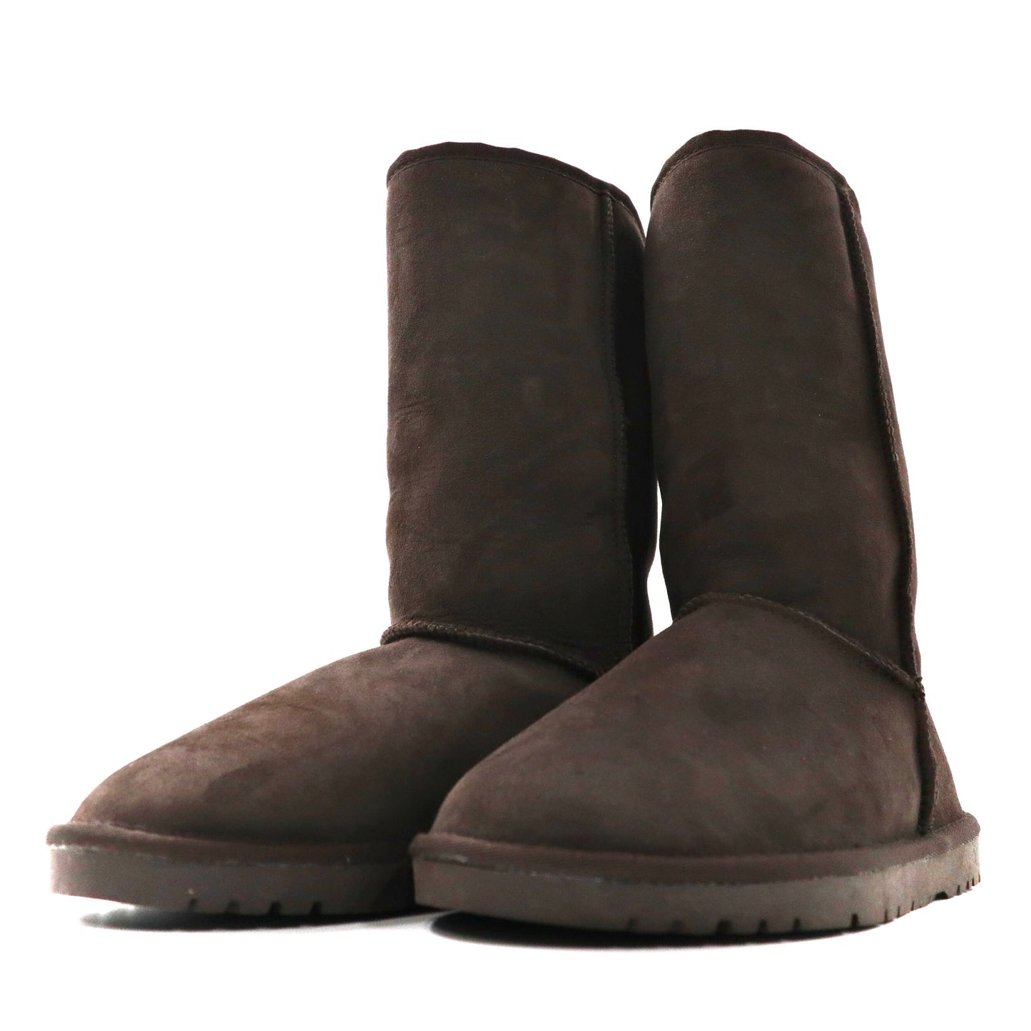 UGG ロングムートンブーツ 24.8cm ブラウン スエードレザー CLASSIC TALL II 未使用品