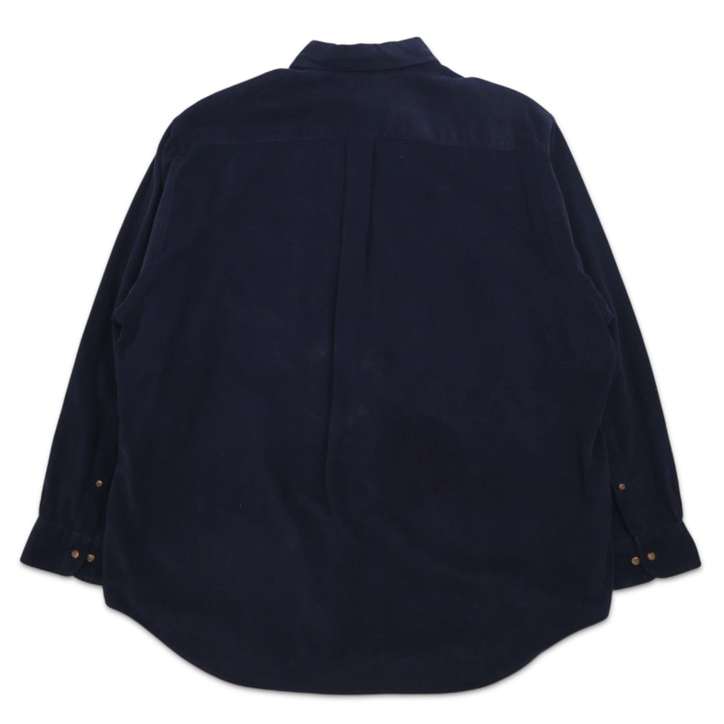346 BROOKS BROTHERS コーデュロイ ボタンダウンシャツ XL ネイビー コットン