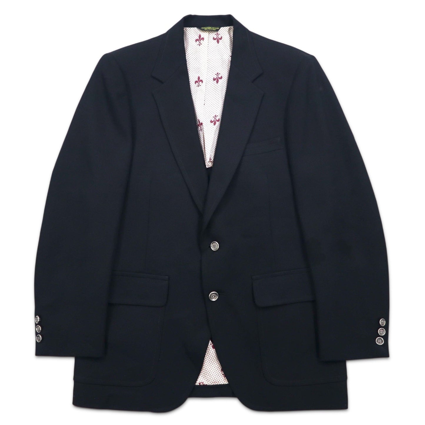 70年代 The JC Penney Comfort Blazer 2B テーラードジャケット ブレザー L ブラック ポリエステル