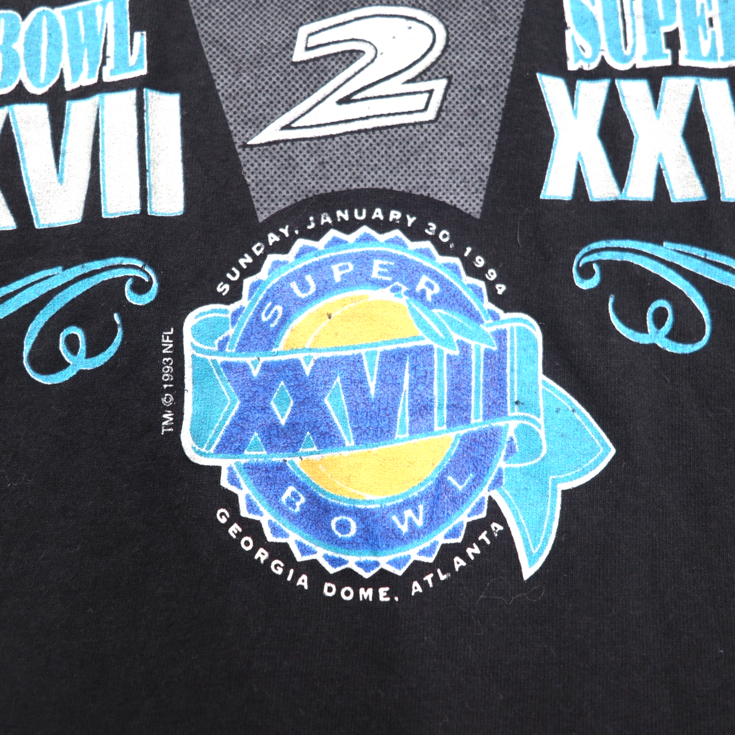 Vintage 90s USA Made T-Shirt anvil 90年代 USA製 NFLプリント Tシャツ XL ブラック DALLAS COWBOYS