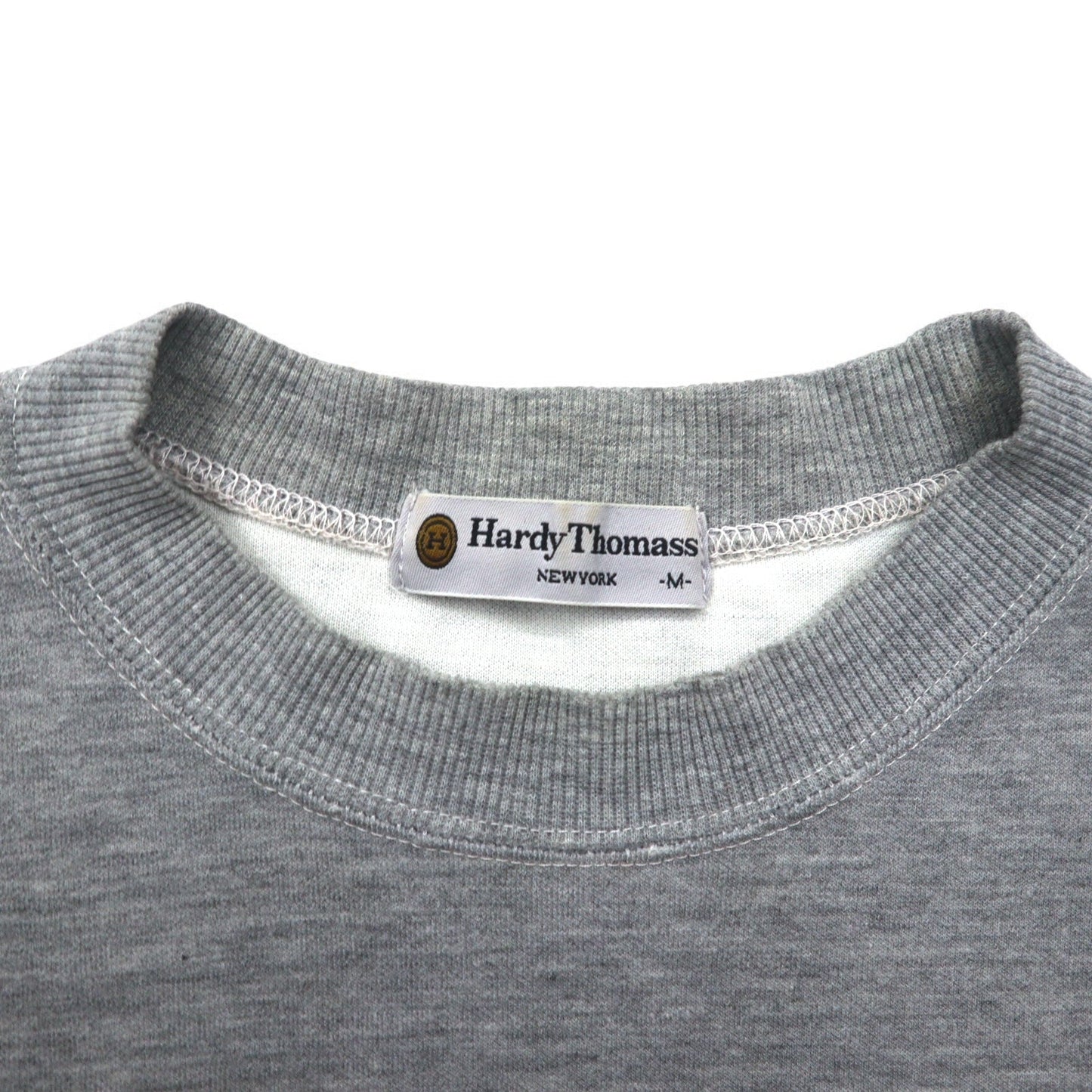 90年代 Hardy Thomass キャラクター刺繍 スウェット M グレー コットン