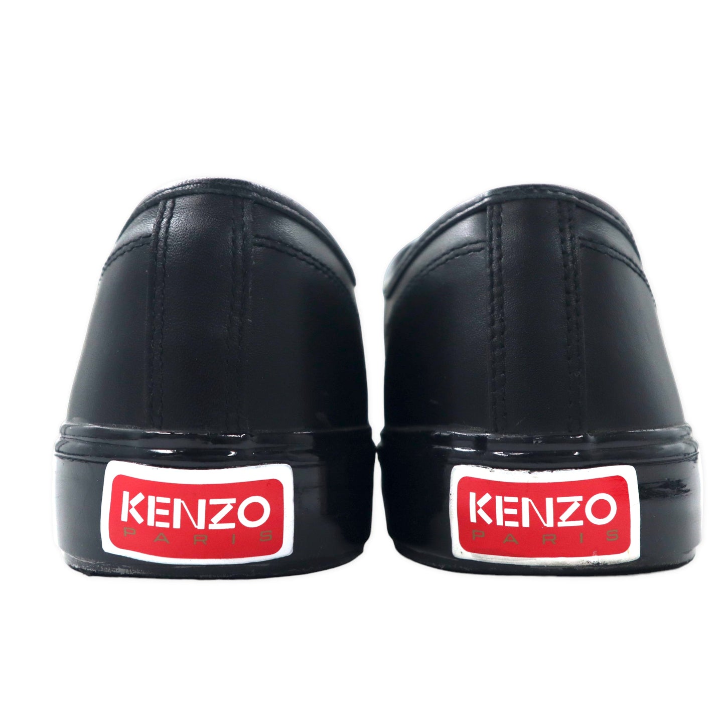 KENZO シェルトゥ レザースニーカー 27cm ブラック カーフレザー