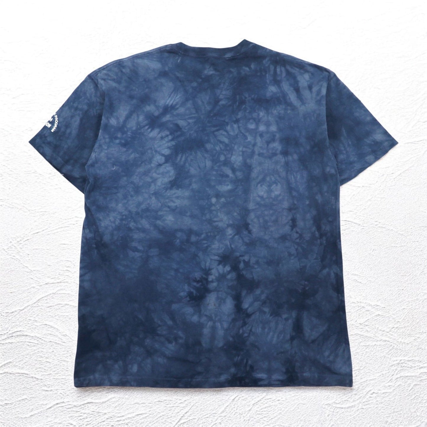 THE MOUNTAIN USA製 タイダイ Tシャツ XL ネイビー アニマル プリント イーグル ドリームキャッチャー