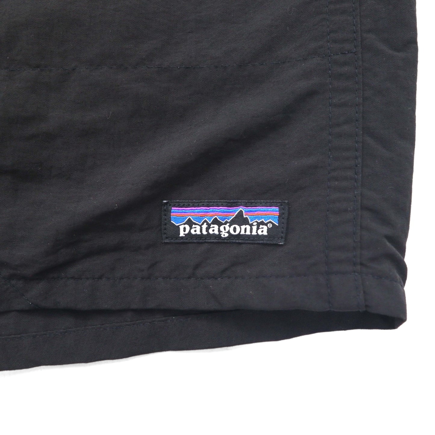 patagonia バギーズ ロング 7インチ ショーツ ショートパンツ Baggies Longs L ブラック ナイロン 58034